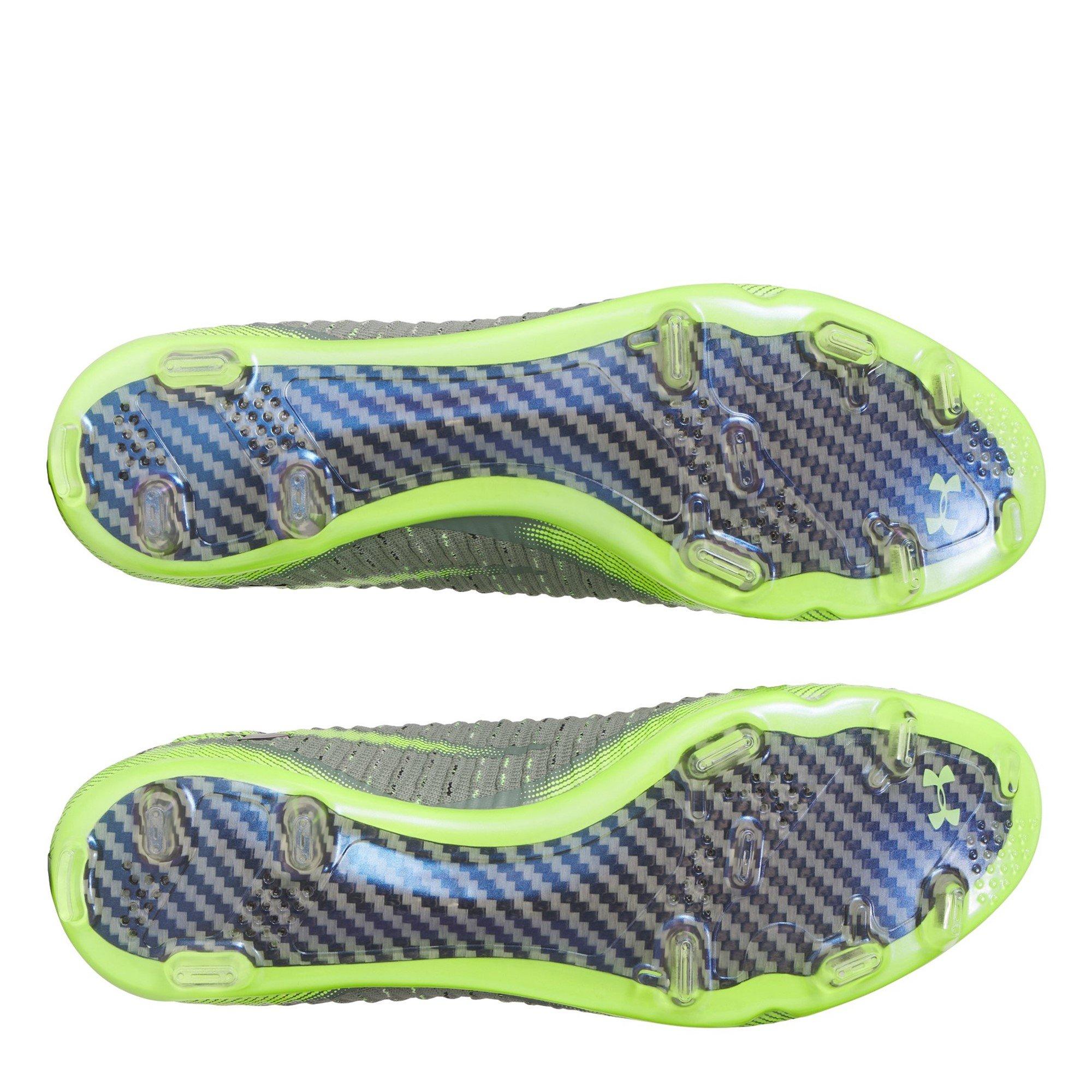 Grey/Volt - Under Armour - Shadow Elite 3 Firm Ground Football Boots - 3
