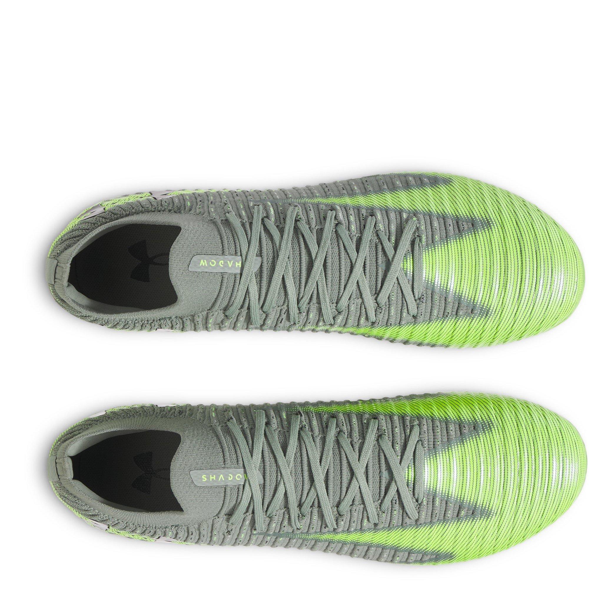 Grey/Volt - Under Armour - Shadow Elite 3 Firm Ground Football Boots - 4