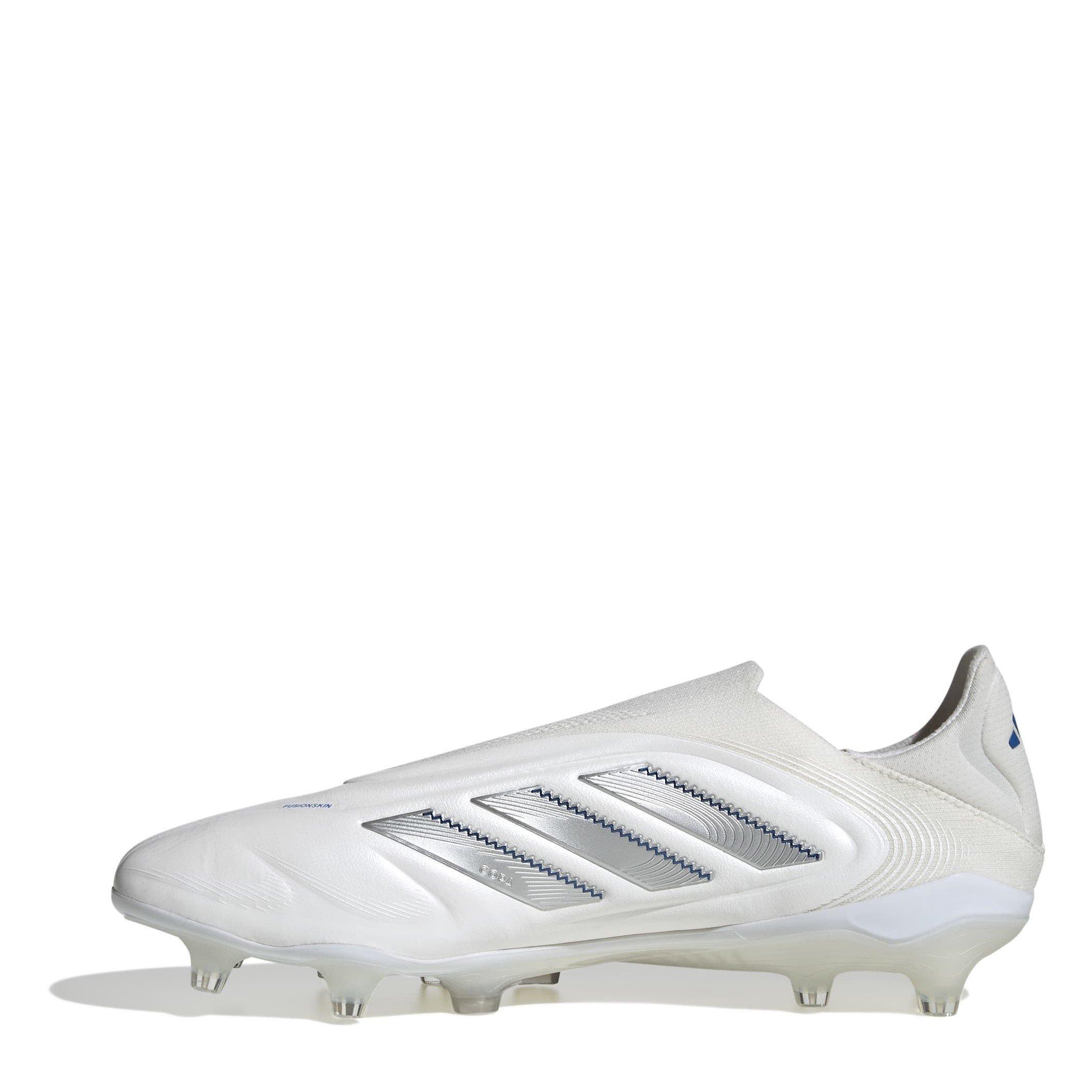 Bijelo/Srebrno - adidas - Copa Pure III Elite Laceless Firm Ground Football Boots - 2