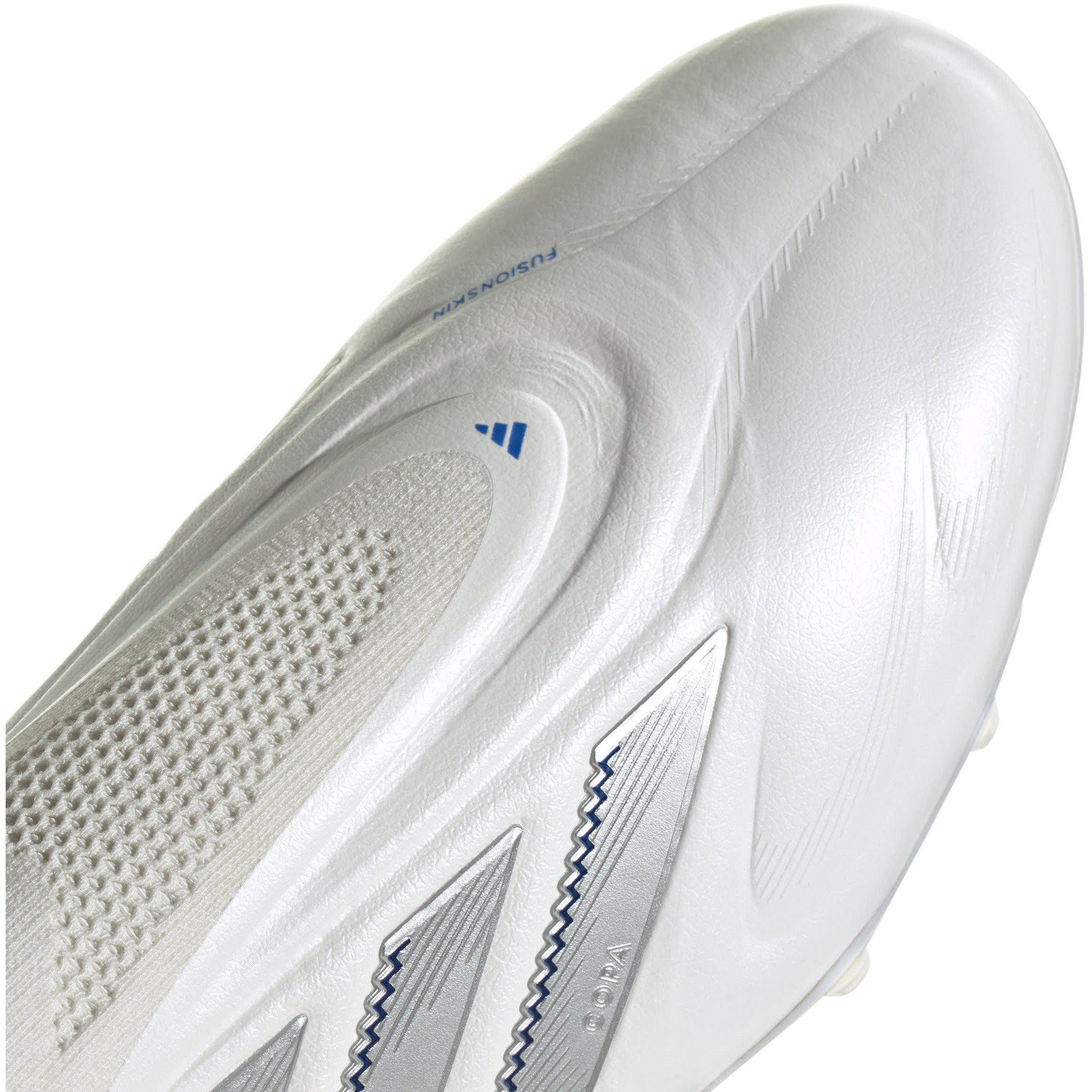 Bijelo/Srebrno - adidas - Copa Pure III Elite Laceless Firm Ground Football Boots - 8
