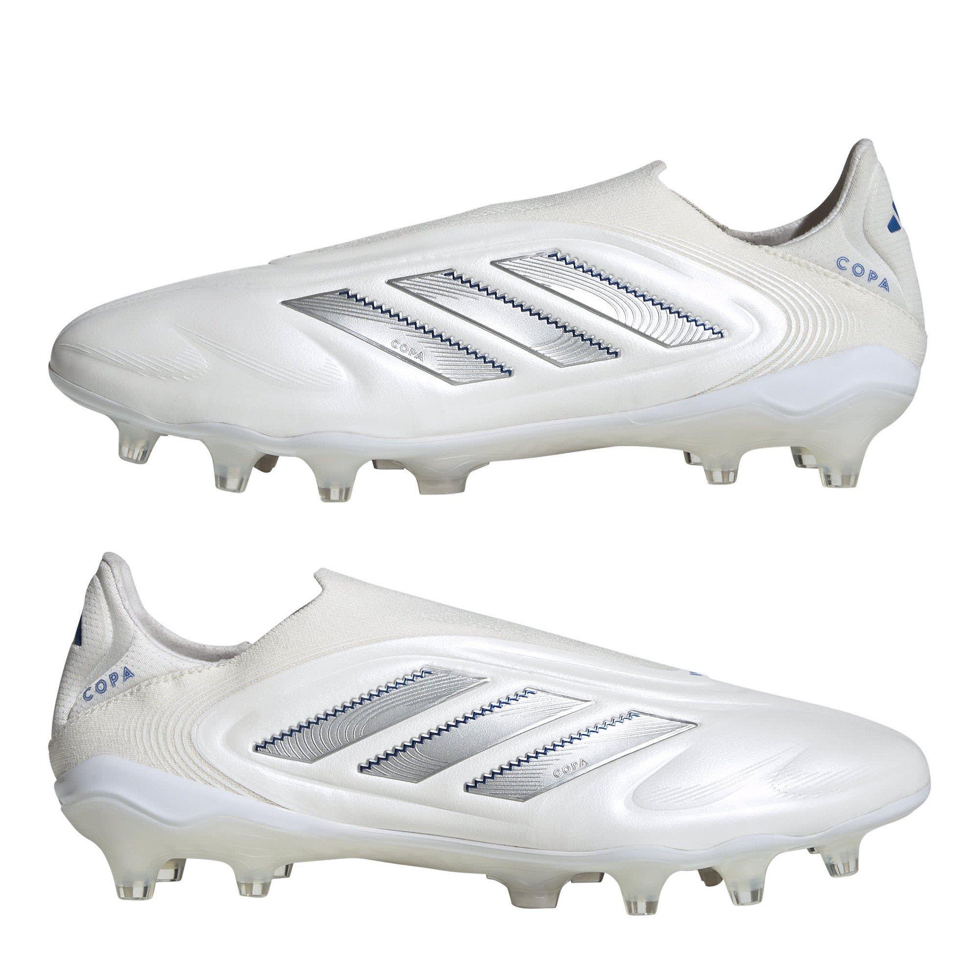 Bijelo/Srebrno - adidas - Copa Pure III Elite Laceless Firm Ground Football Boots - 9