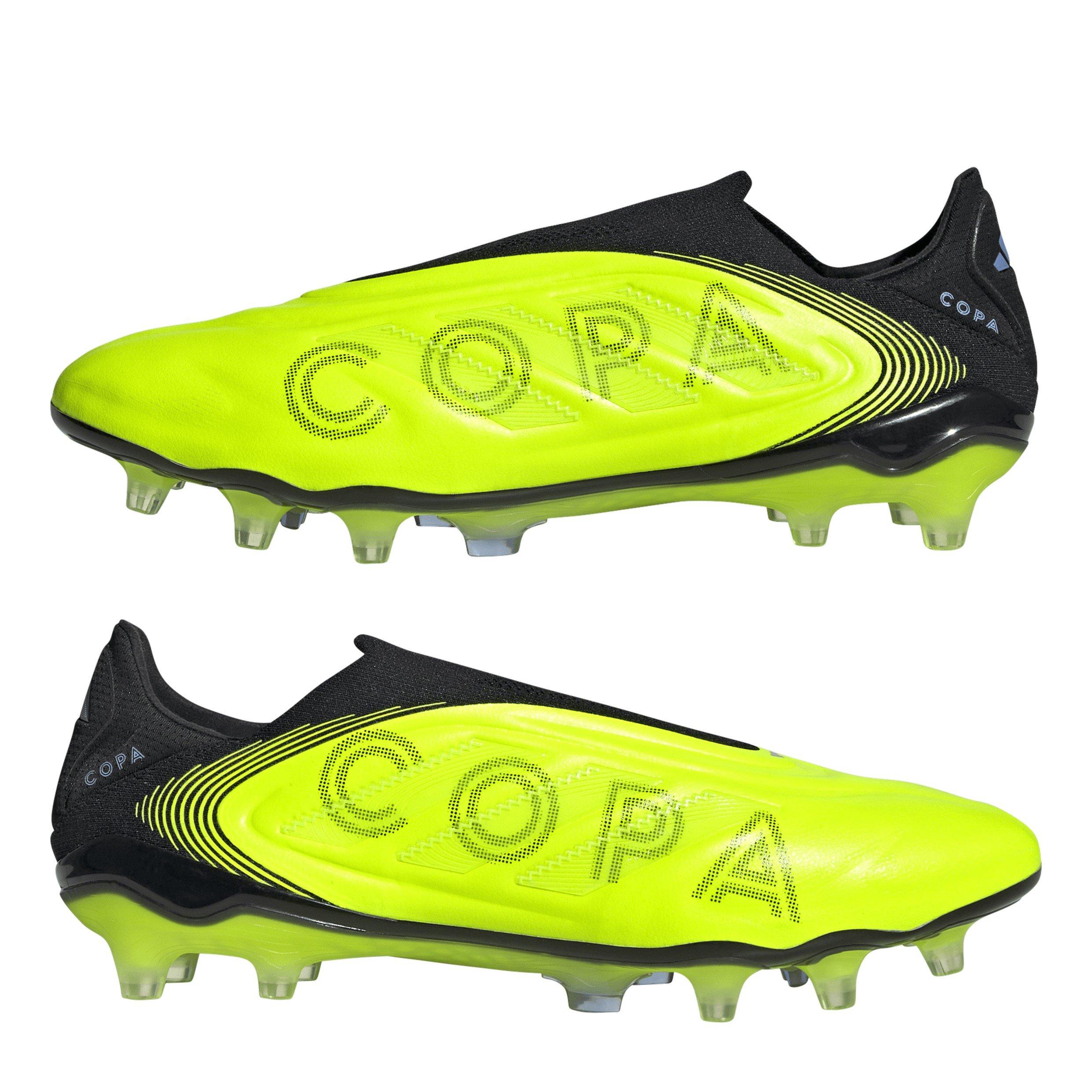 Limun/Crna - adidas - Copa Pure III Elite Laceless Firm Ground Football Boots - 11