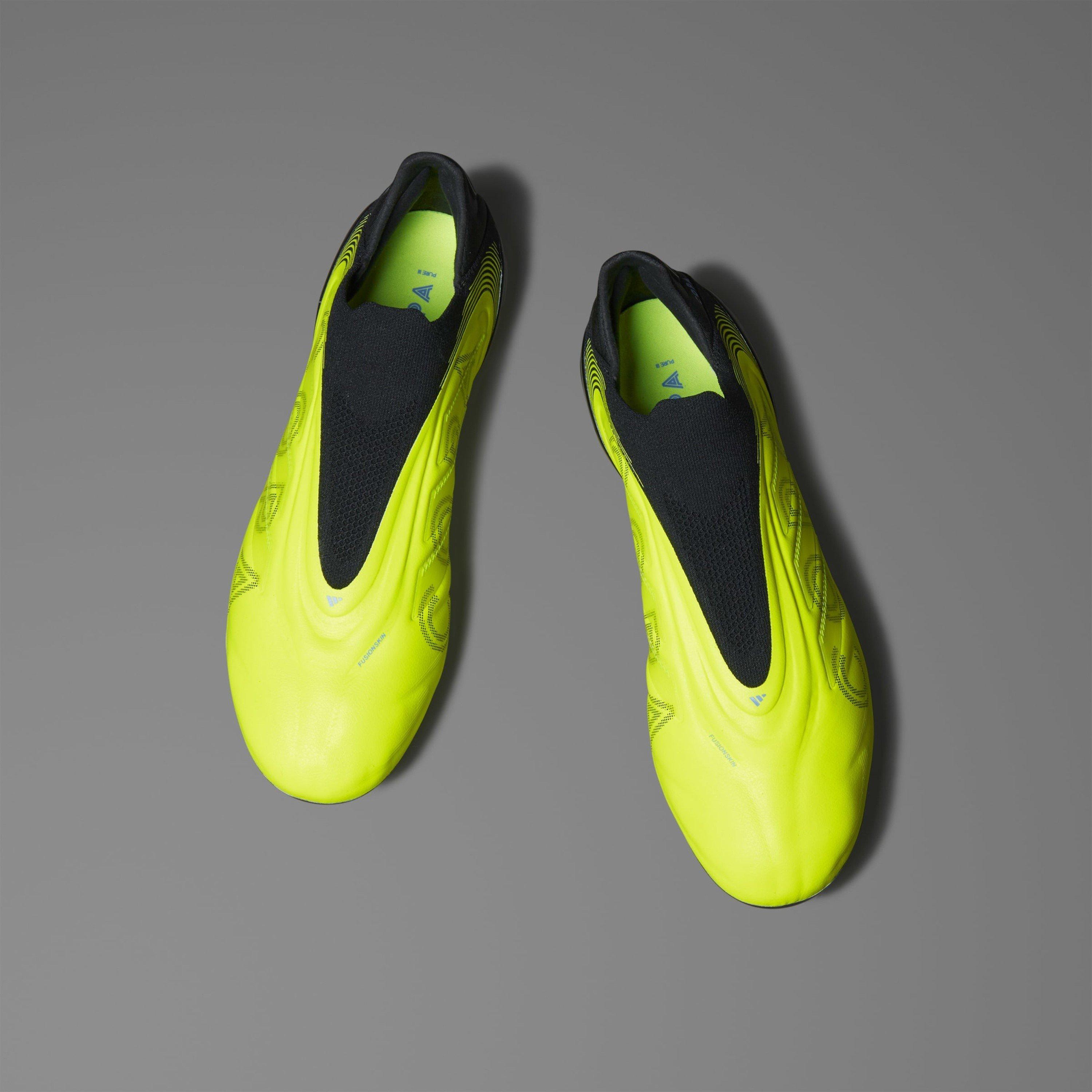 Limun/Crna - adidas - Copa Pure III Elite Laceless Firm Ground Football Boots - 13