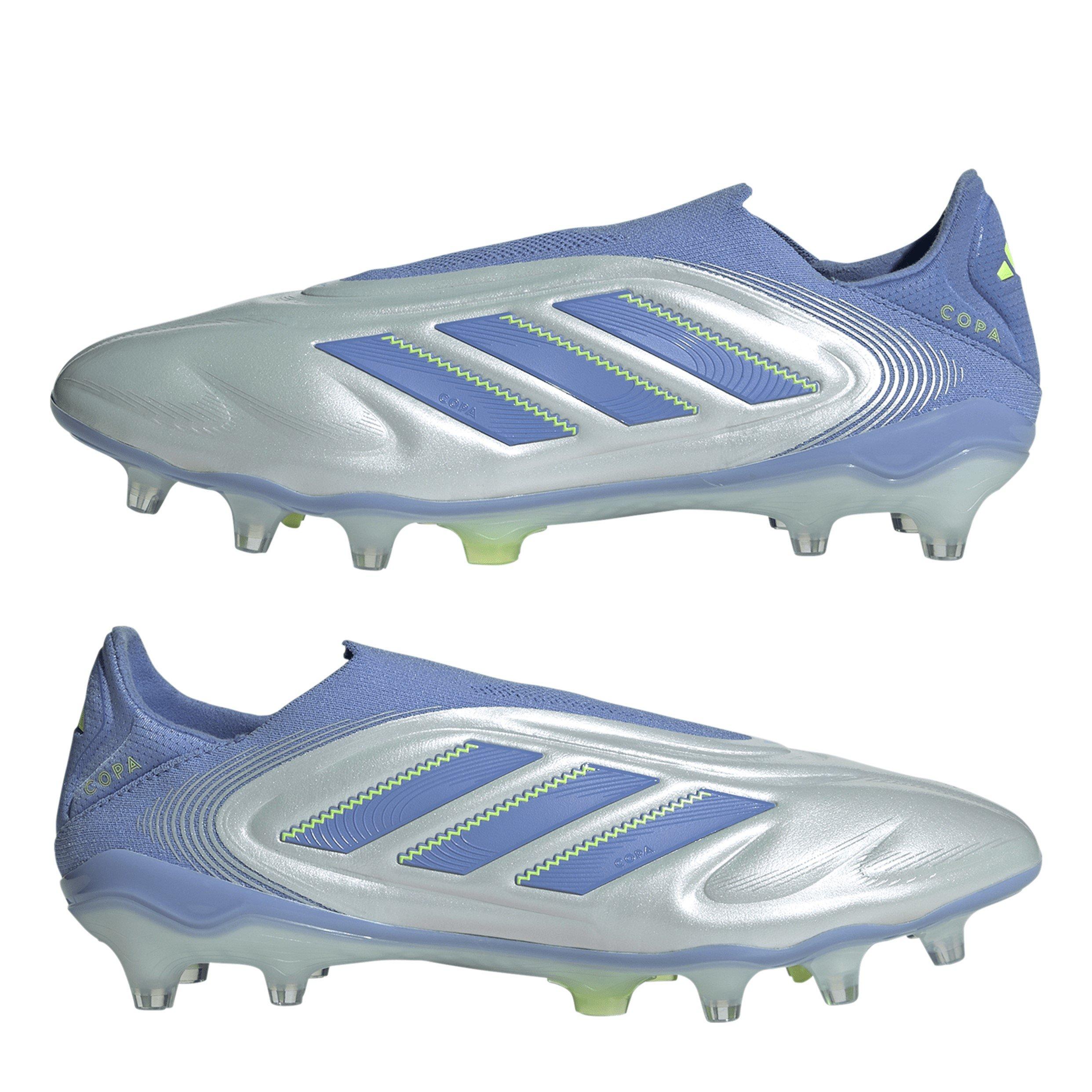 Blue/Lemon - adidas - Copa Pure III Elite Laceless Firm Ground Football Boots - 11