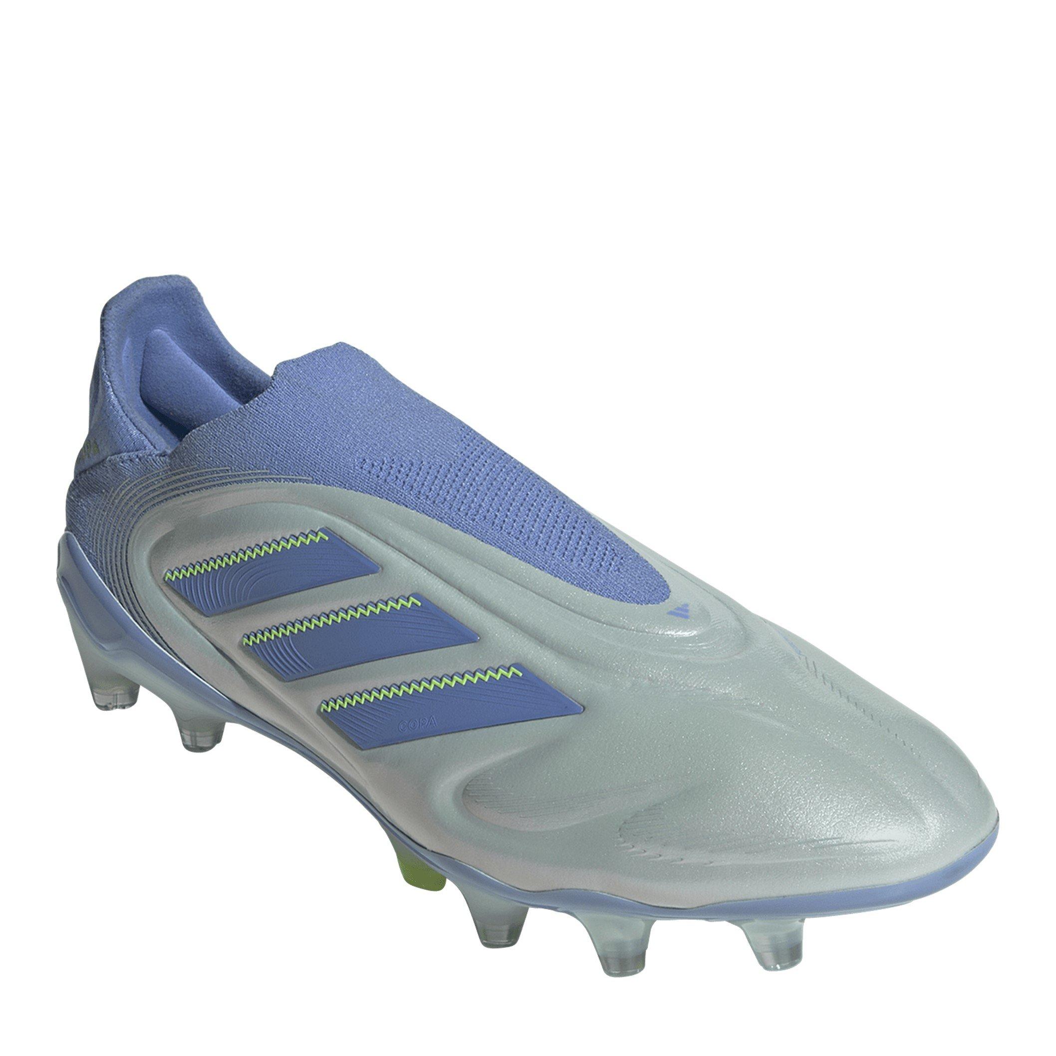 Blue/Lemon - adidas - Copa Pure III Elite Laceless Firm Ground Football Boots - 4
