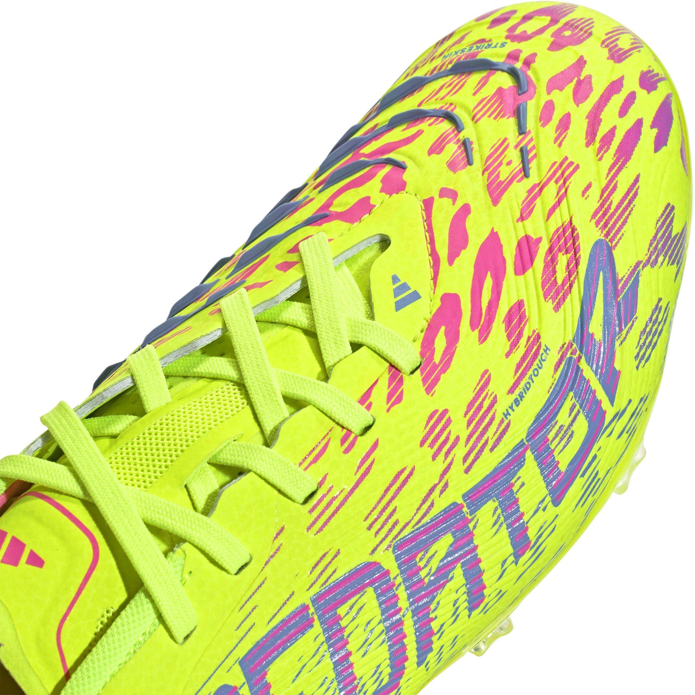 Zitrone/Blau/Rosa - adidas - Predator Pro Firm Ground Football Boots Mens - 7