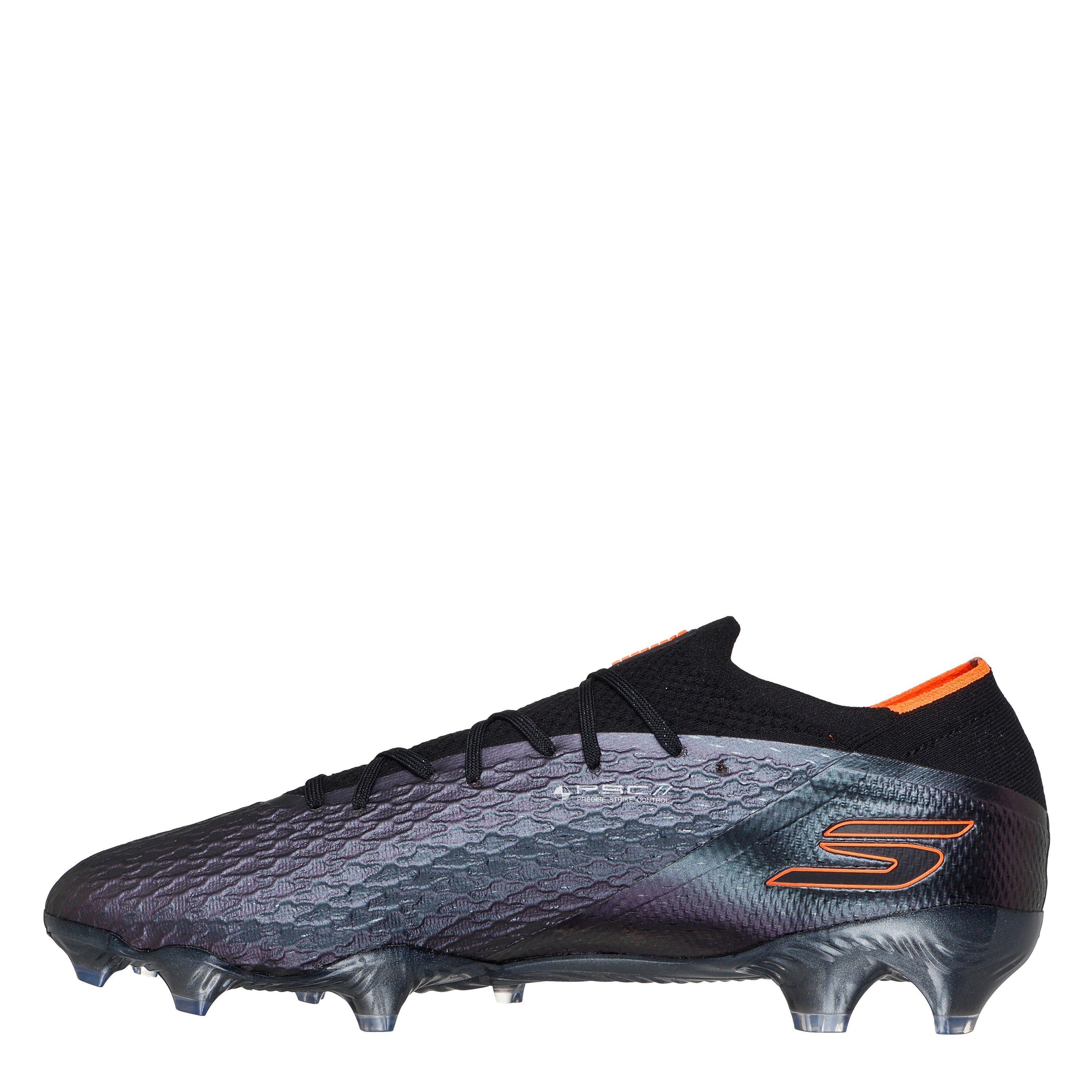 Negro/Naranja - Skechers - SKX 2 Elite Adults Firm Ground Football Boots - 2
