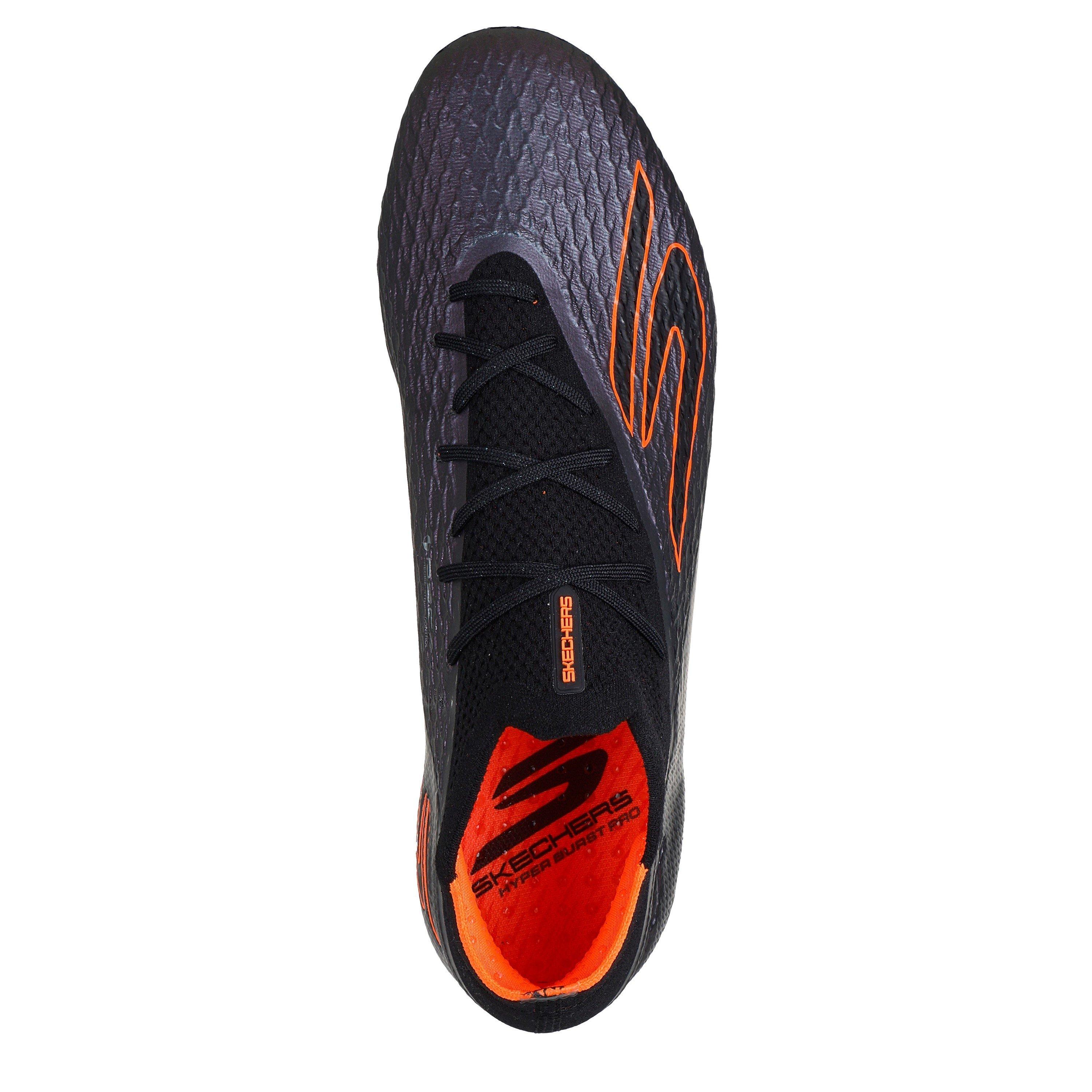 Negro/Naranja - Skechers - SKX 2 Elite Adults Firm Ground Football Boots - 5