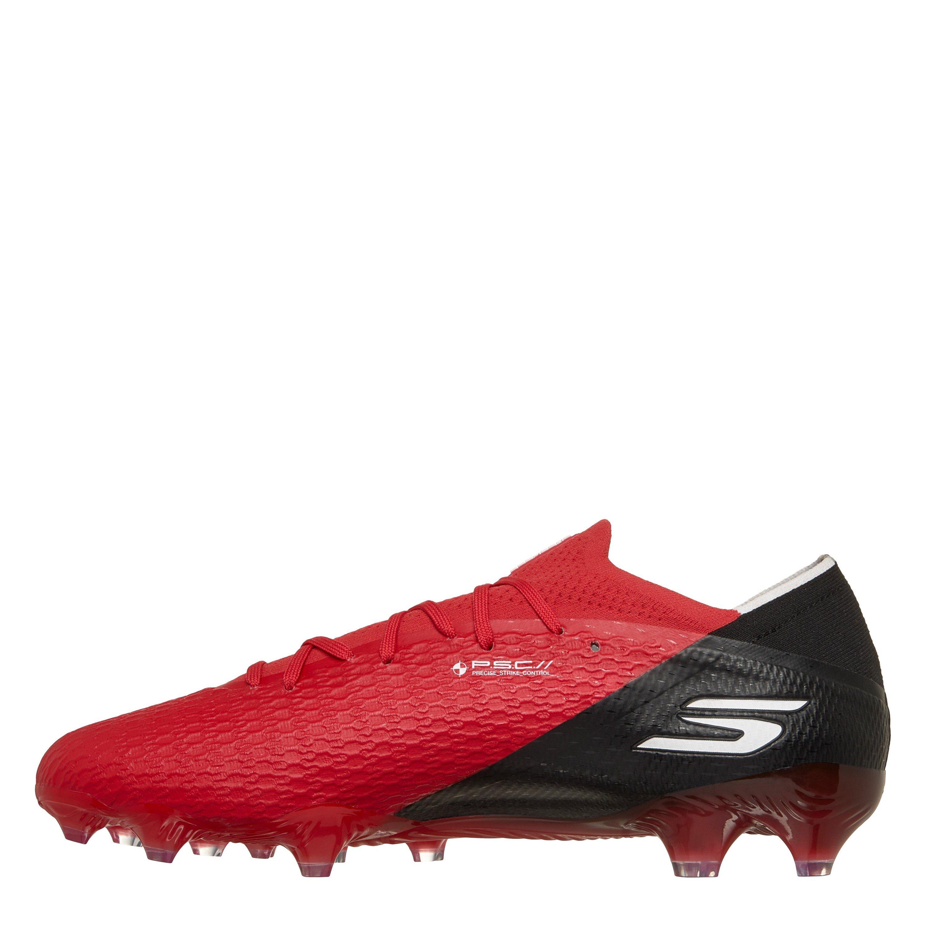 Red/Black - Skechers - SKX 2 Elite Adults Firm Ground Football Boots - 2