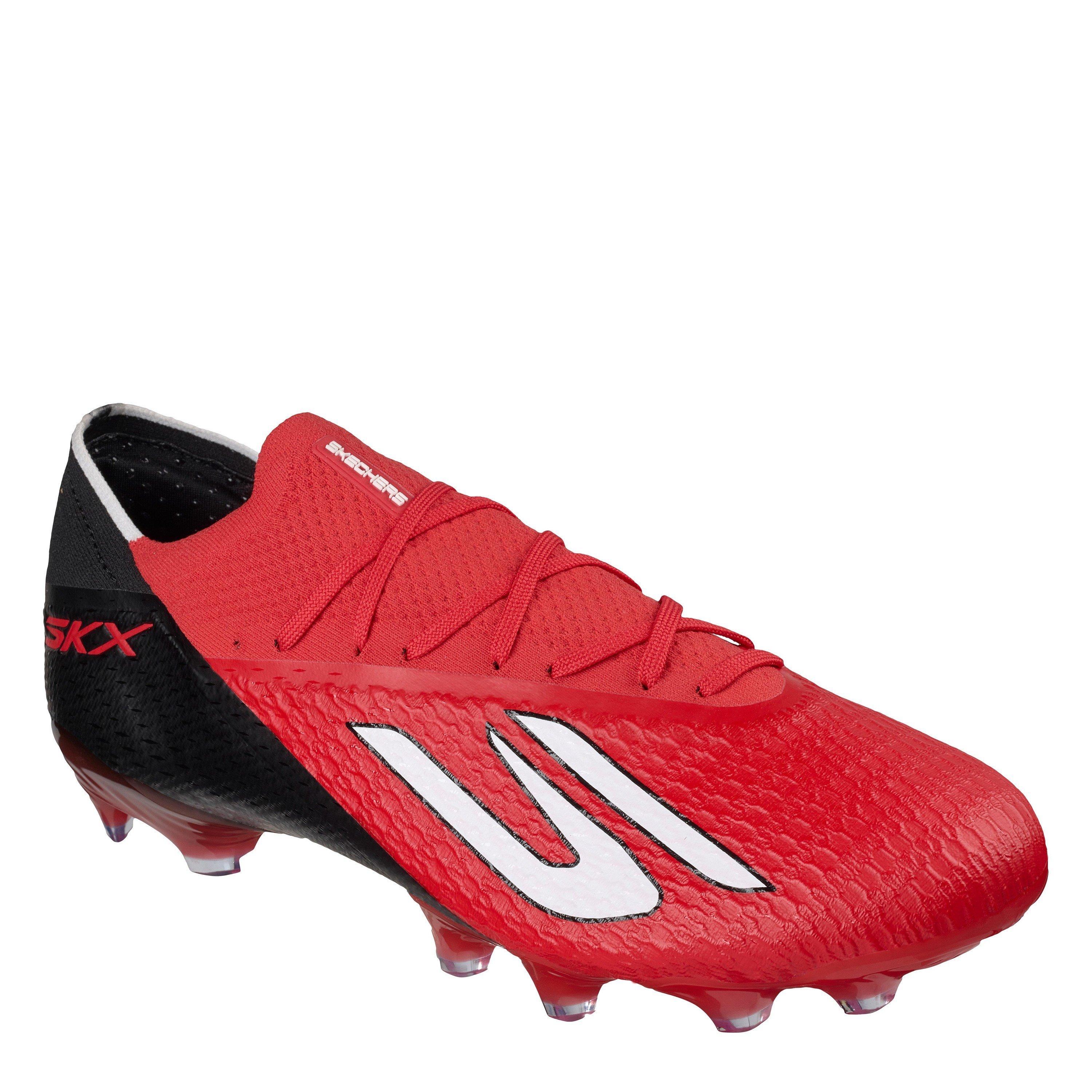 Red/Black - Skechers - SKX 2 Elite Adults Firm Ground Football Boots - 3