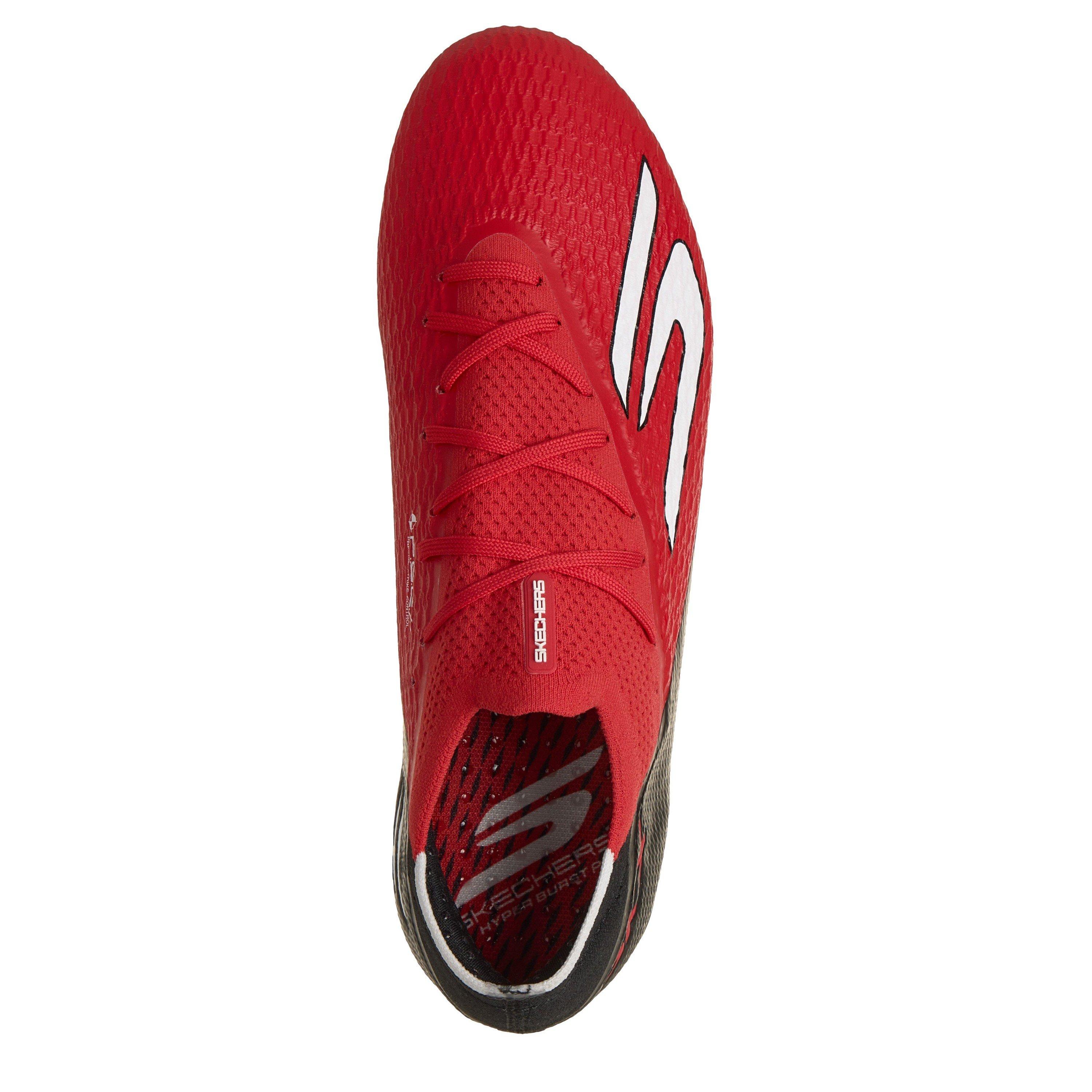 Red/Black - Skechers - SKX 2 Elite Adults Firm Ground Football Boots - 4