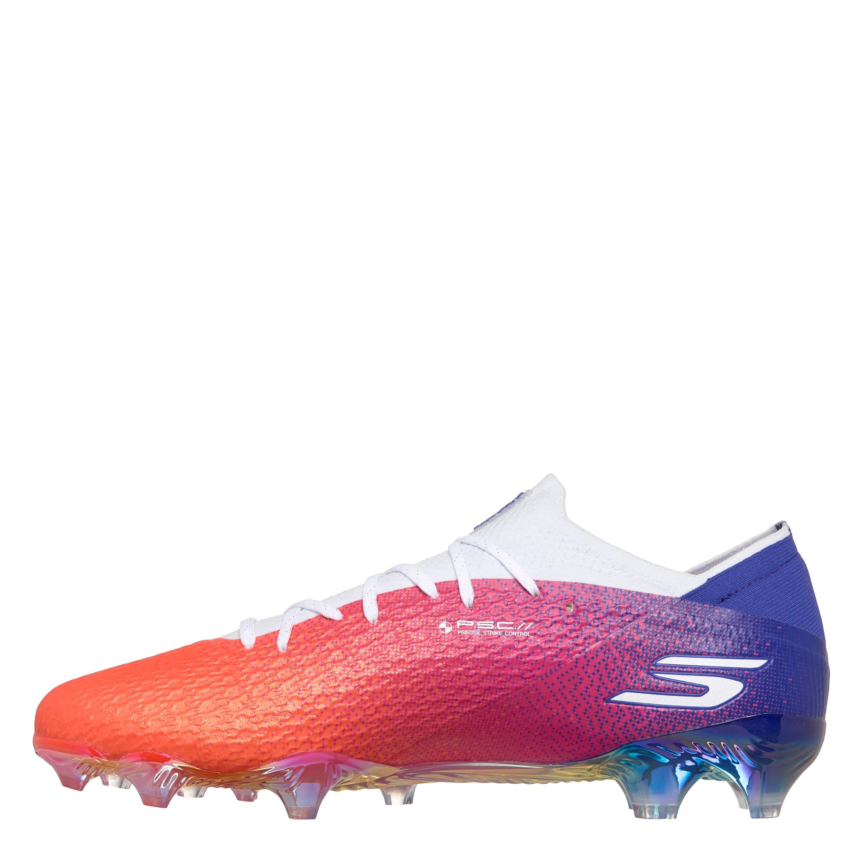 Blue/Pink - Skechers - SKX 2 Elite Adults Firm Ground Football Boots - 2