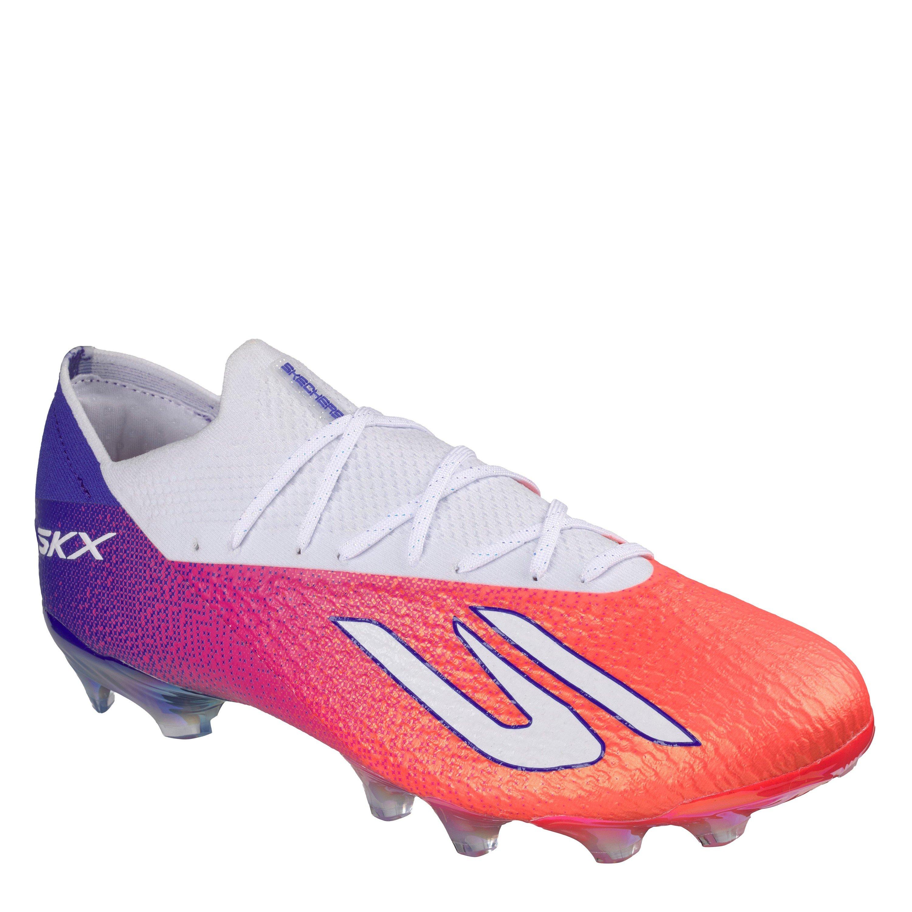 Blue/Pink - Skechers - SKX 2 Elite Adults Firm Ground Football Boots - 3