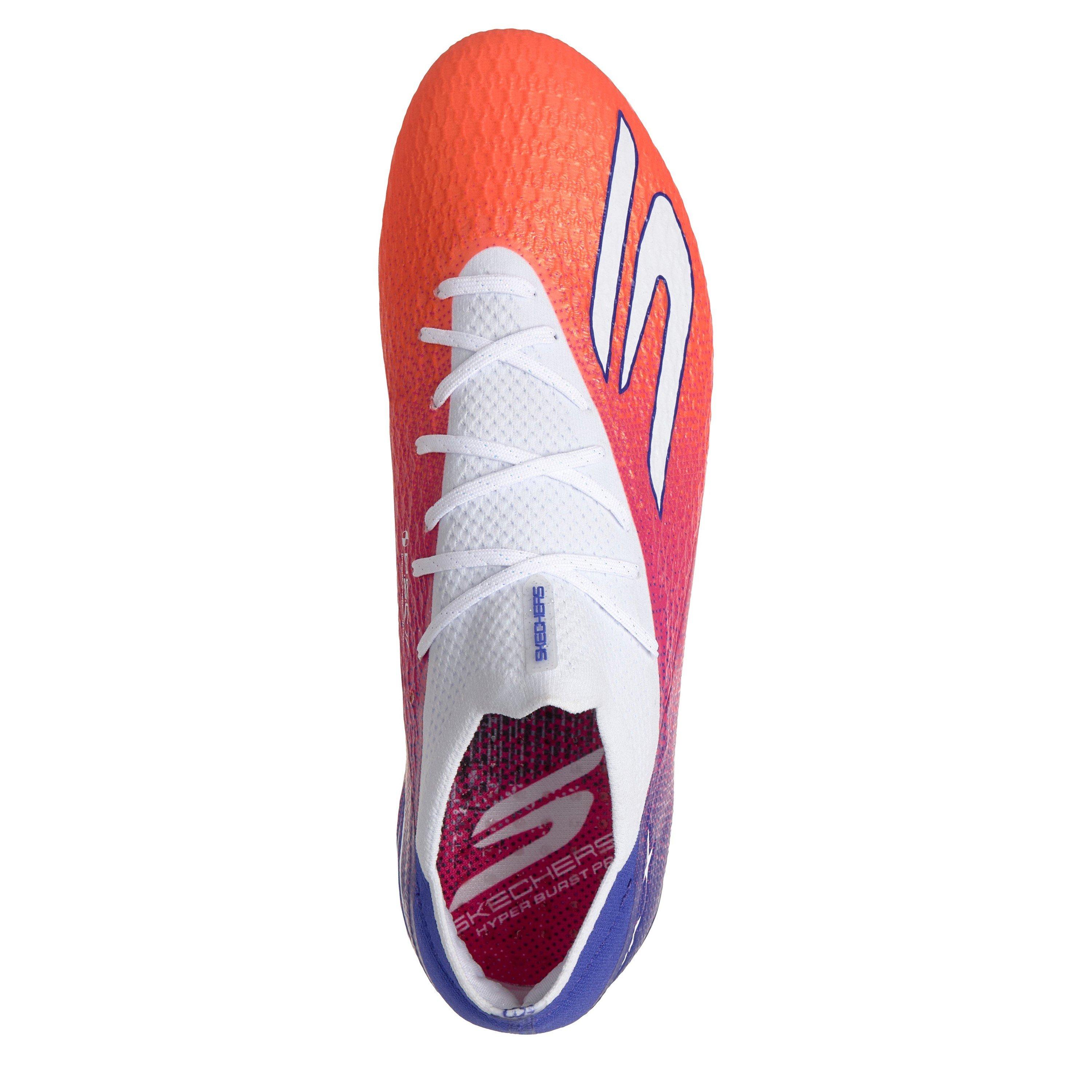 Blue/Pink - Skechers - SKX 2 Elite Adults Firm Ground Football Boots - 4