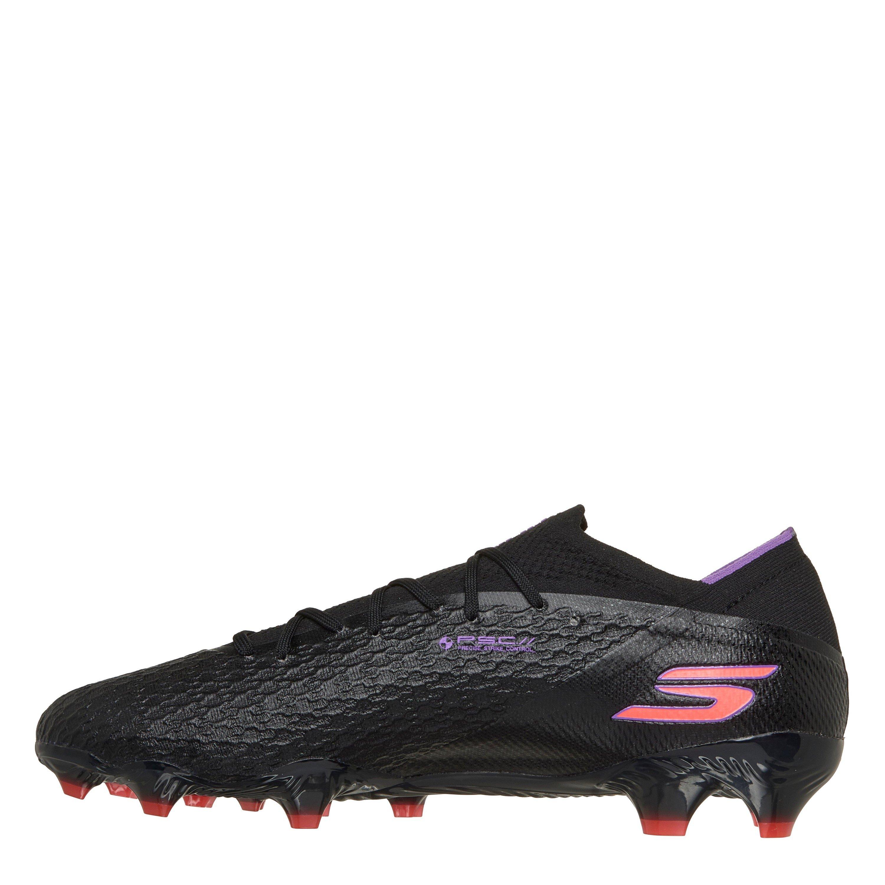 Black/Purple - Skechers - SKX 2 Elite Adults Firm Ground Football Boots - 2