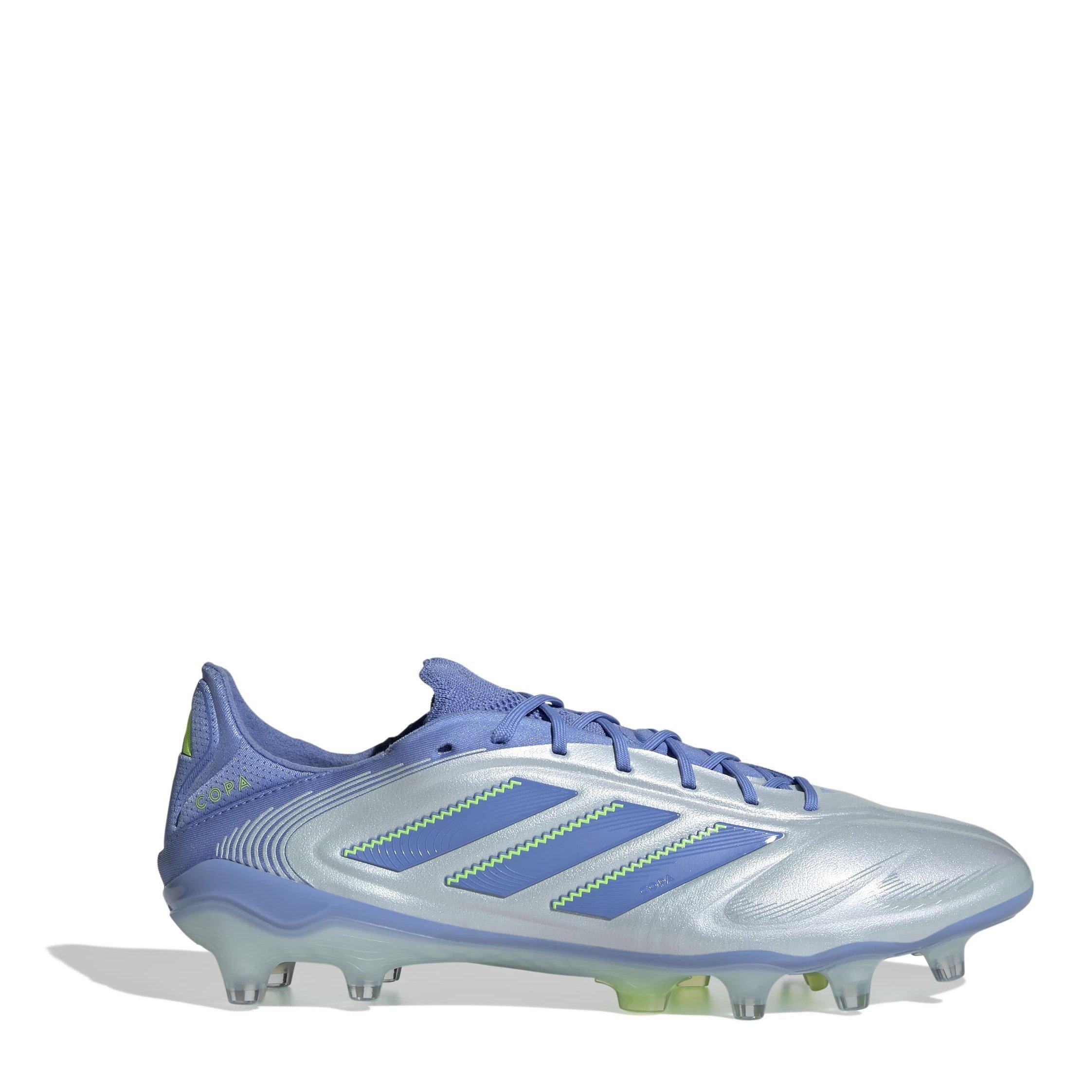Adidas Men's Copa Pure Iii Elite Adults Firm Ground Football Boots - Blue/Lemon - 7.5 (41.3)