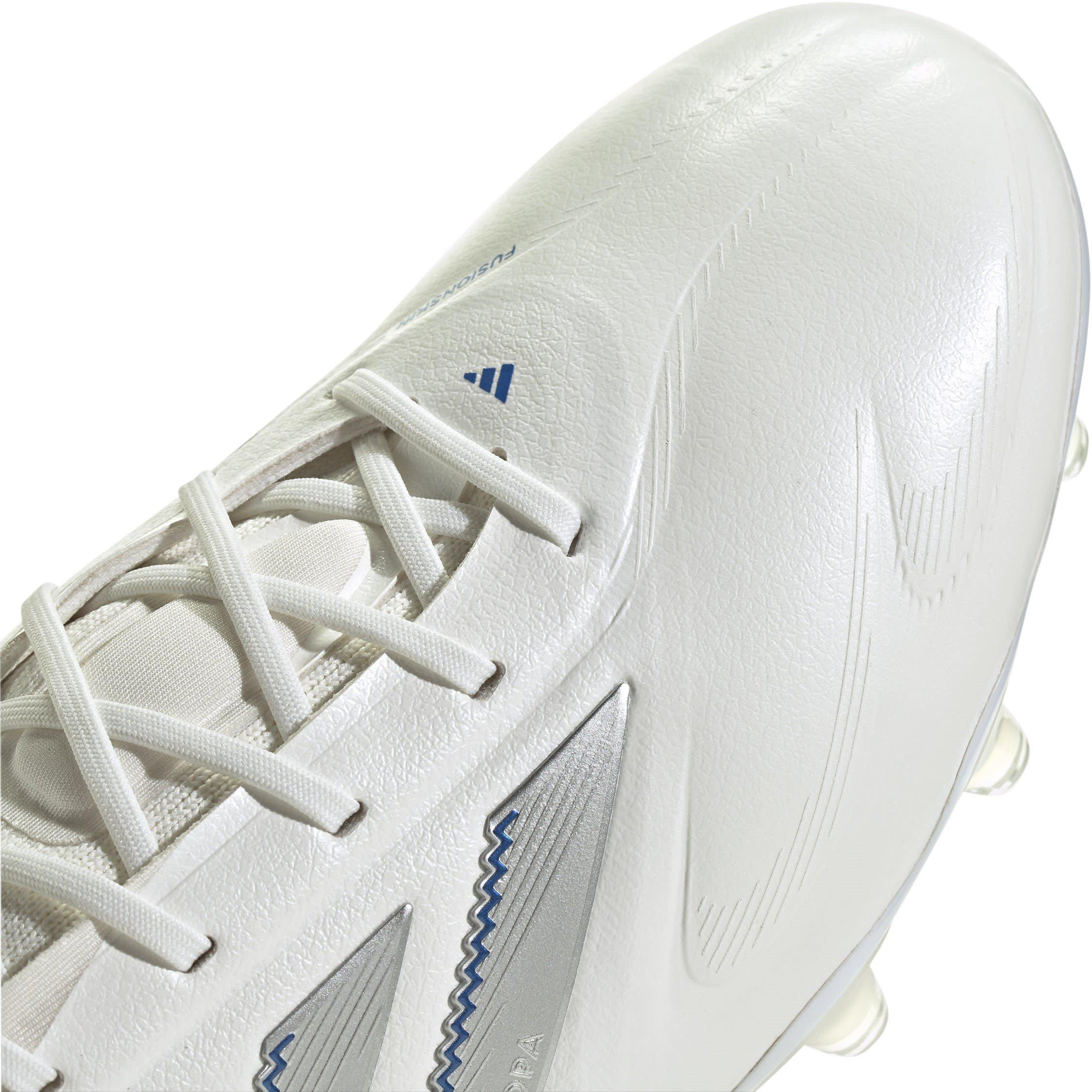 White/Silver - adidas - Copa Pure III Elite Adults Firm Ground Football Boots - 7