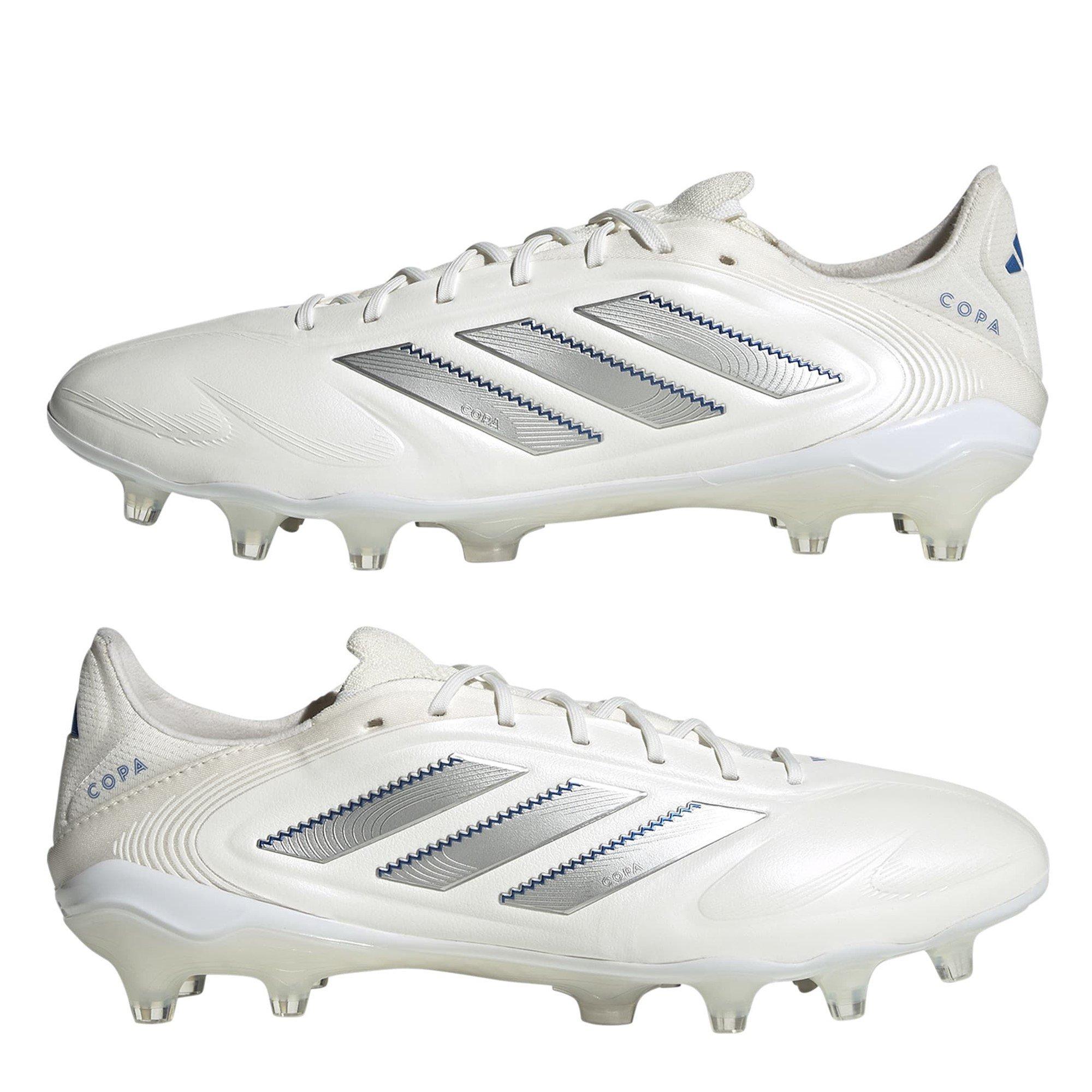 White/Silver - adidas - Copa Pure III Elite Adults Firm Ground Football Boots - 9
