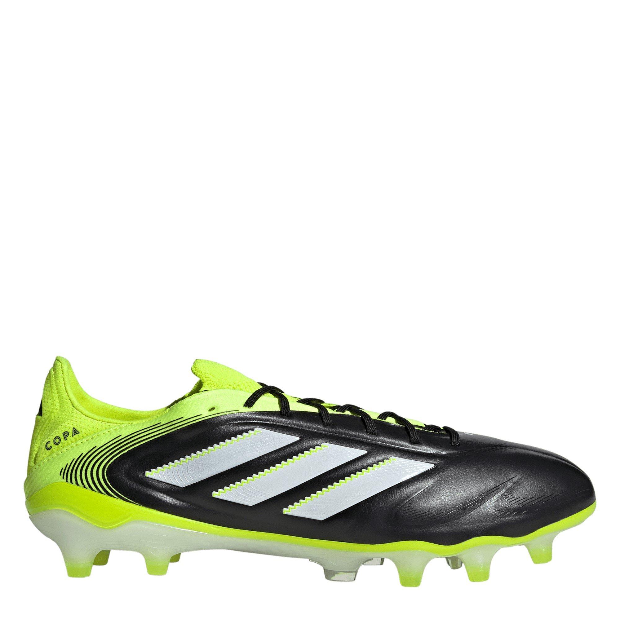 Adidas Men's Copa Pure Iii Elite Adults Firm Ground Football Boots - Black/Lemon - 7 (40.7)