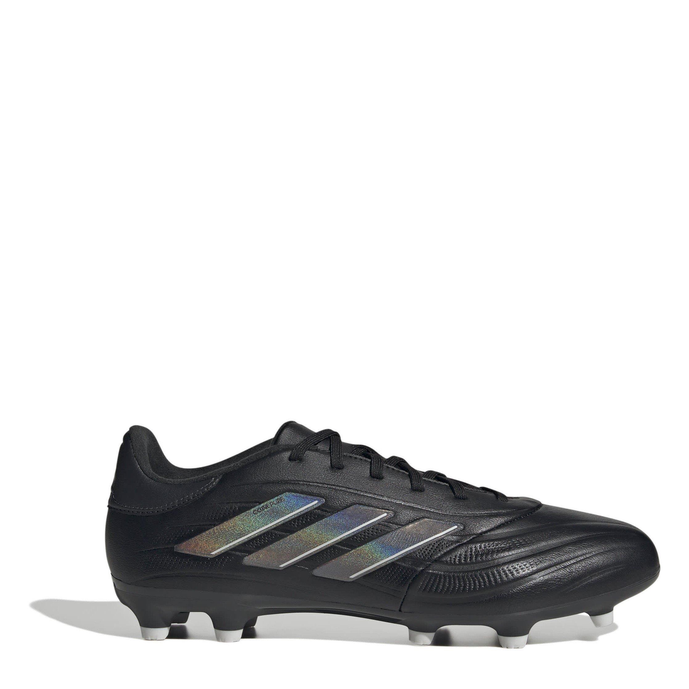 Adidas Men's Copa Pure 2 League Firm Ground Football Boots - Black/Grey - 6 (39.3)