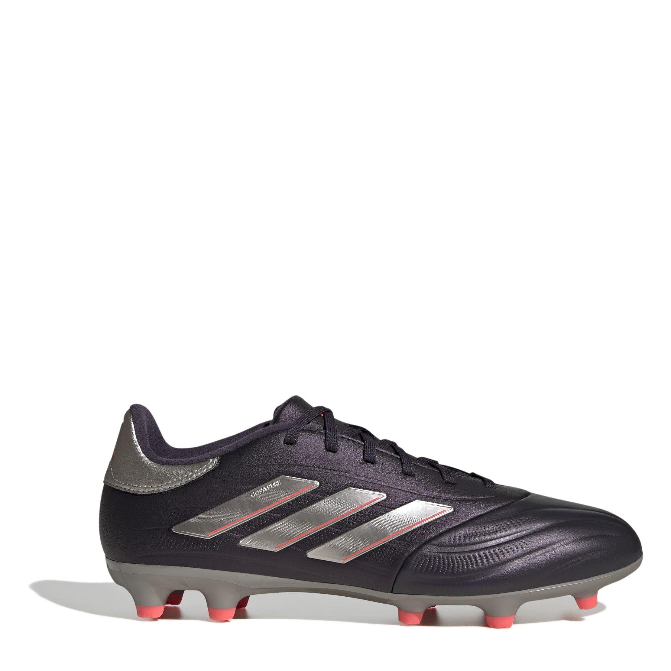 Adidas Men's Copa Pure 2 League Firm Ground Football Boots - Black/Silver - 11.5(46.7)