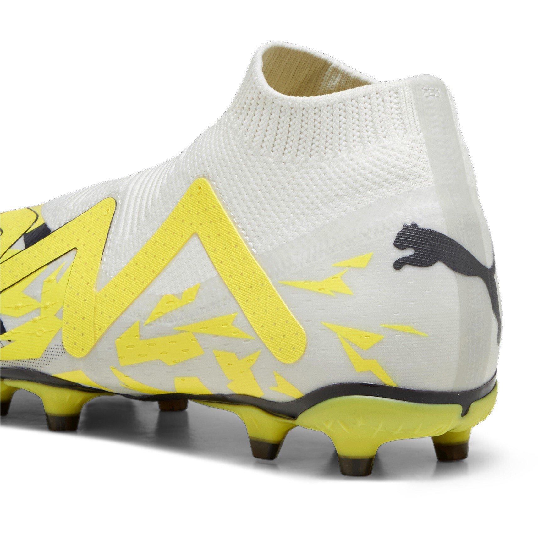 Gris/Amarillo - Puma - Future Match.3 Firm Ground Laceless Football - 5