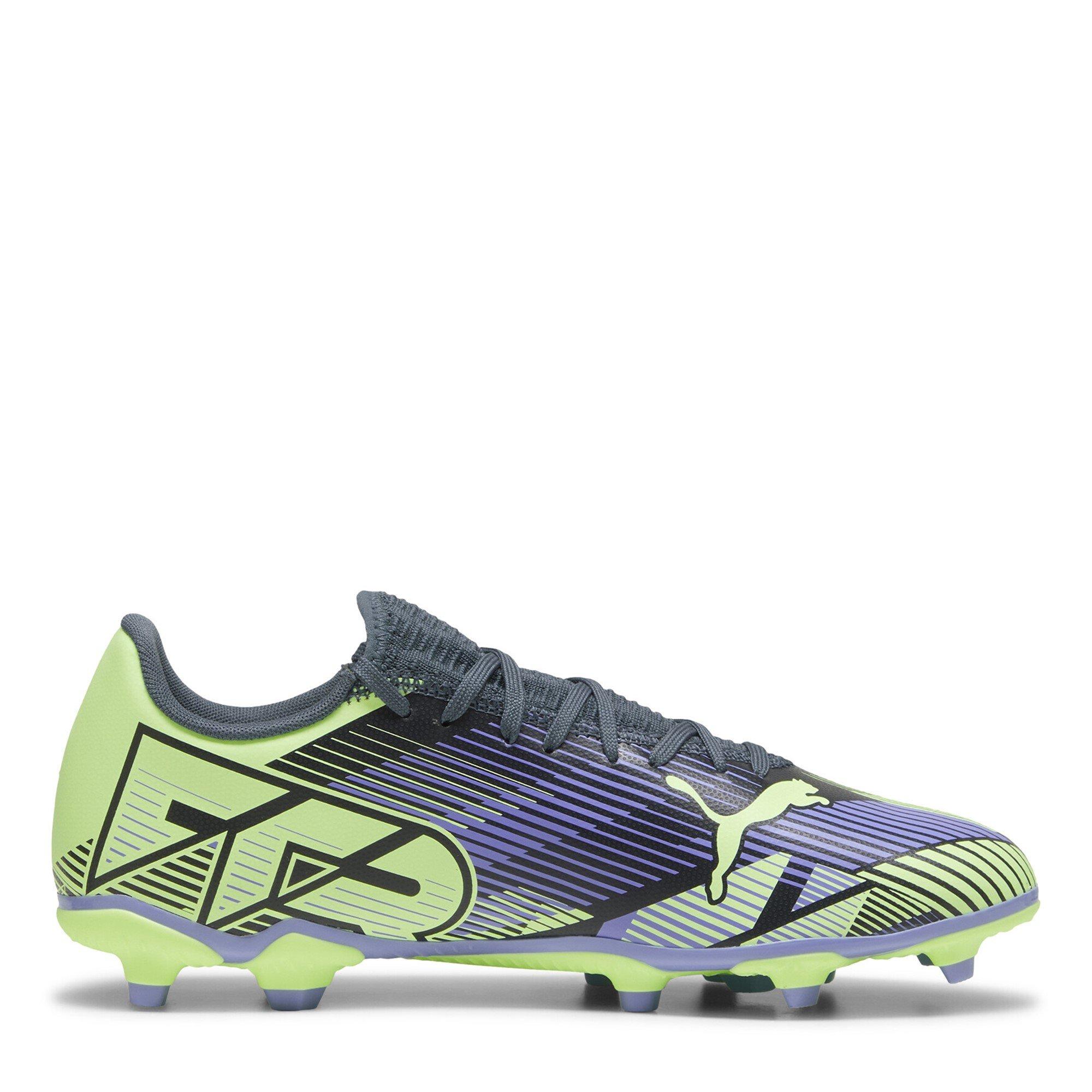 Grey/Purple/Grn - Puma - Future 7 Play Firm Ground Football Boots - 4
