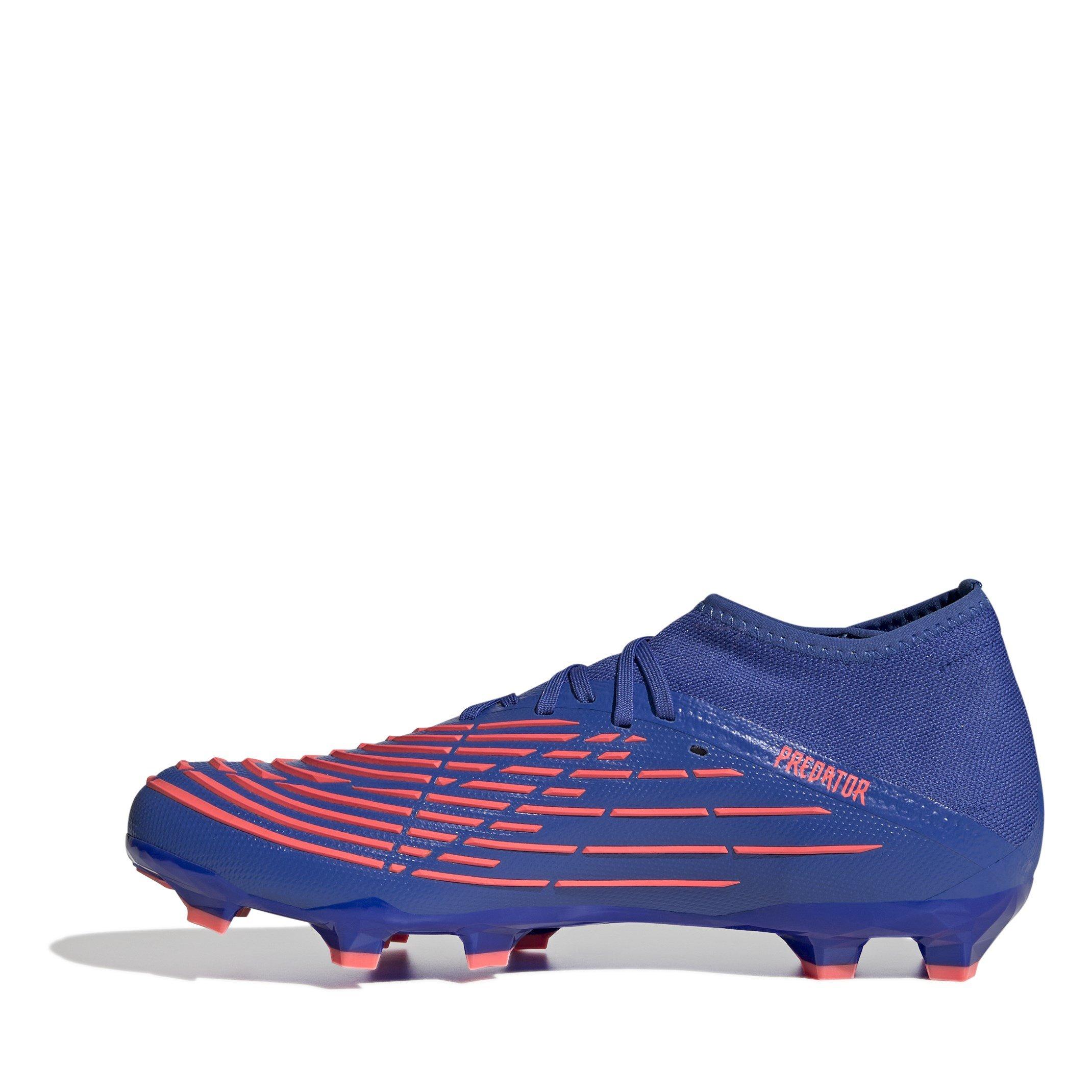 Blue/Orange - adidas - Edge.2 Firm Ground Boots Unisex - 2
