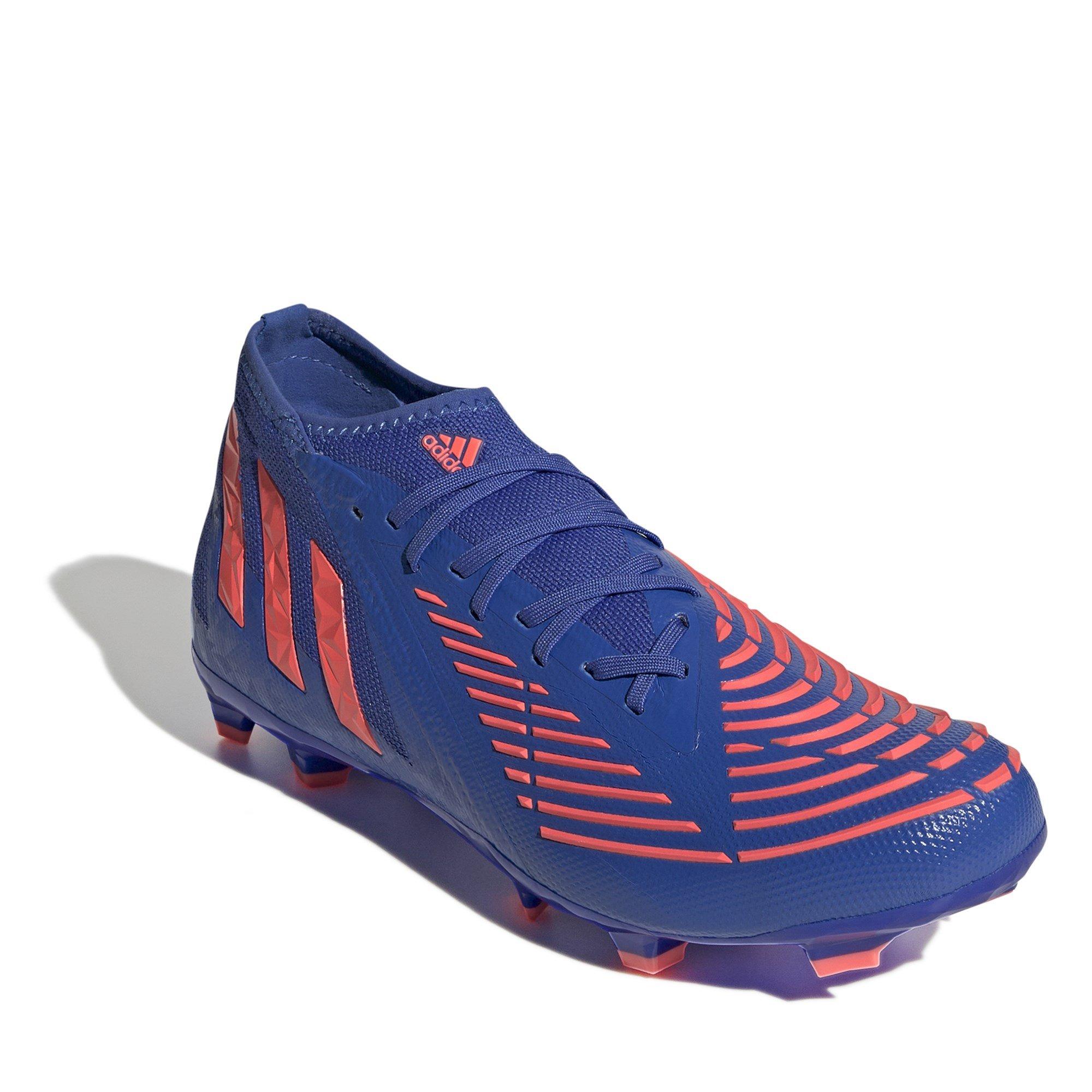 Blue/Orange - adidas - Edge.2 Firm Ground Boots Unisex - 3