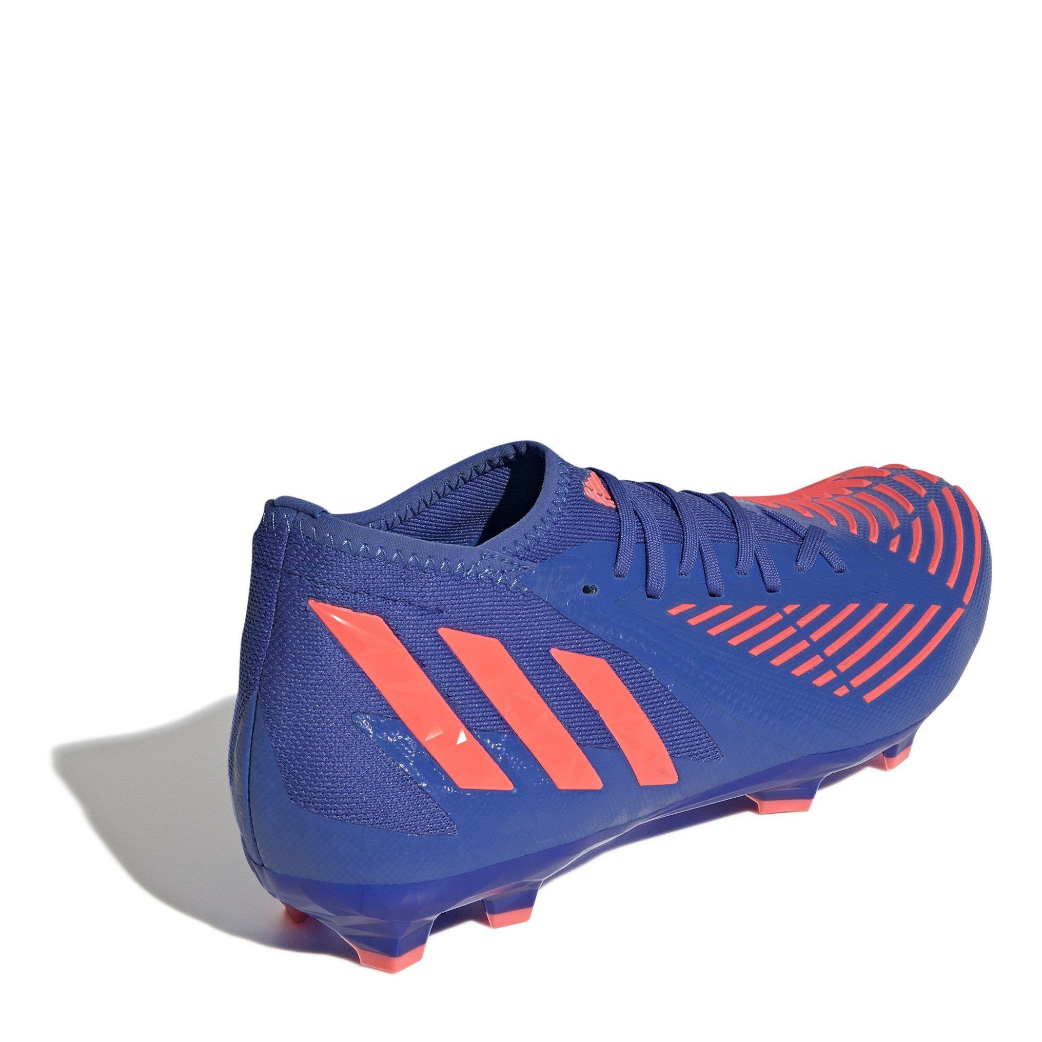 Blue/Orange - adidas - Edge.2 Firm Ground Boots Unisex - 4