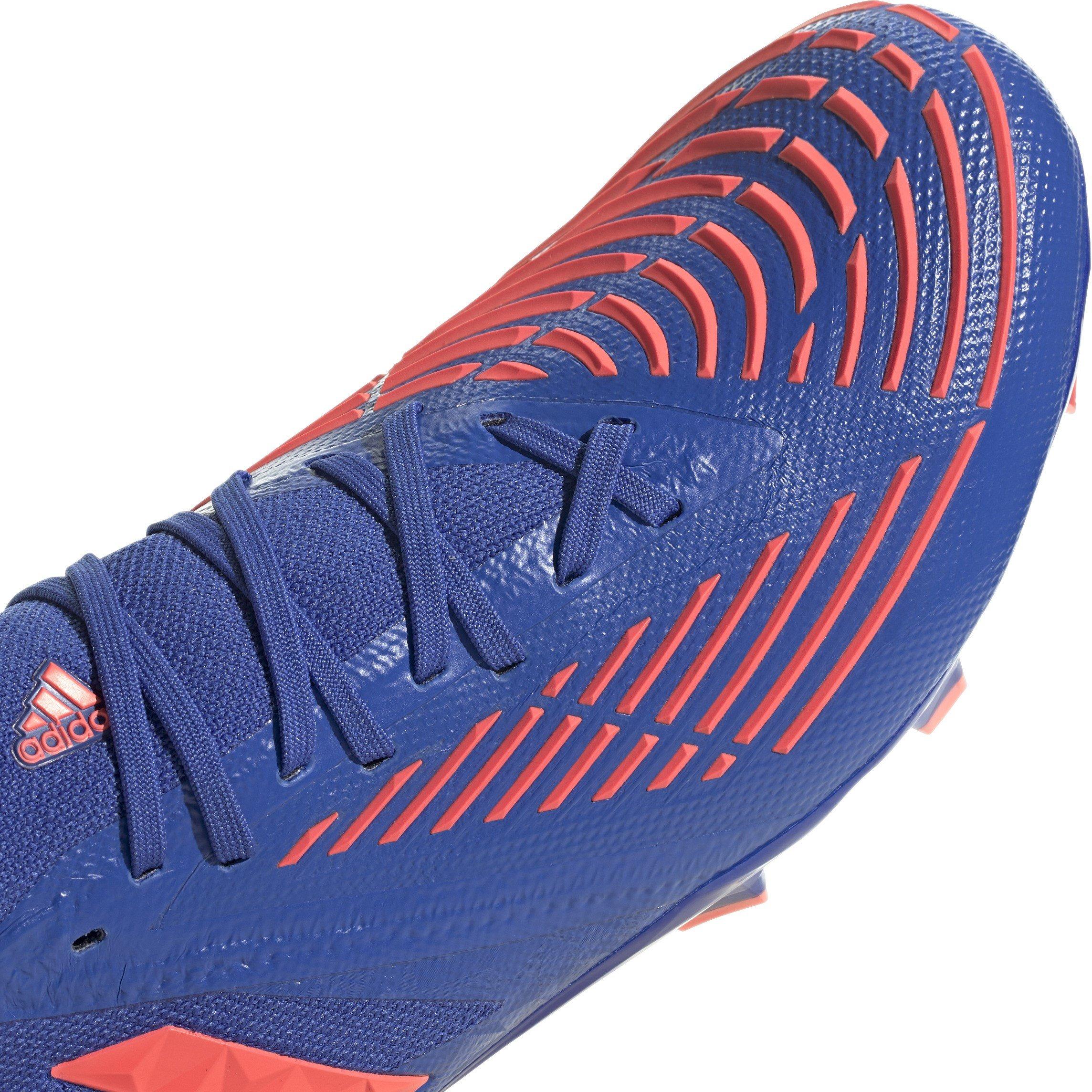 Blue/Orange - adidas - Edge.2 Firm Ground Boots Unisex - 7