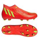 Rojo/Verde/Negro - adidas - Predator Edge.3 Laceless Firm Ground Football Boots - 11