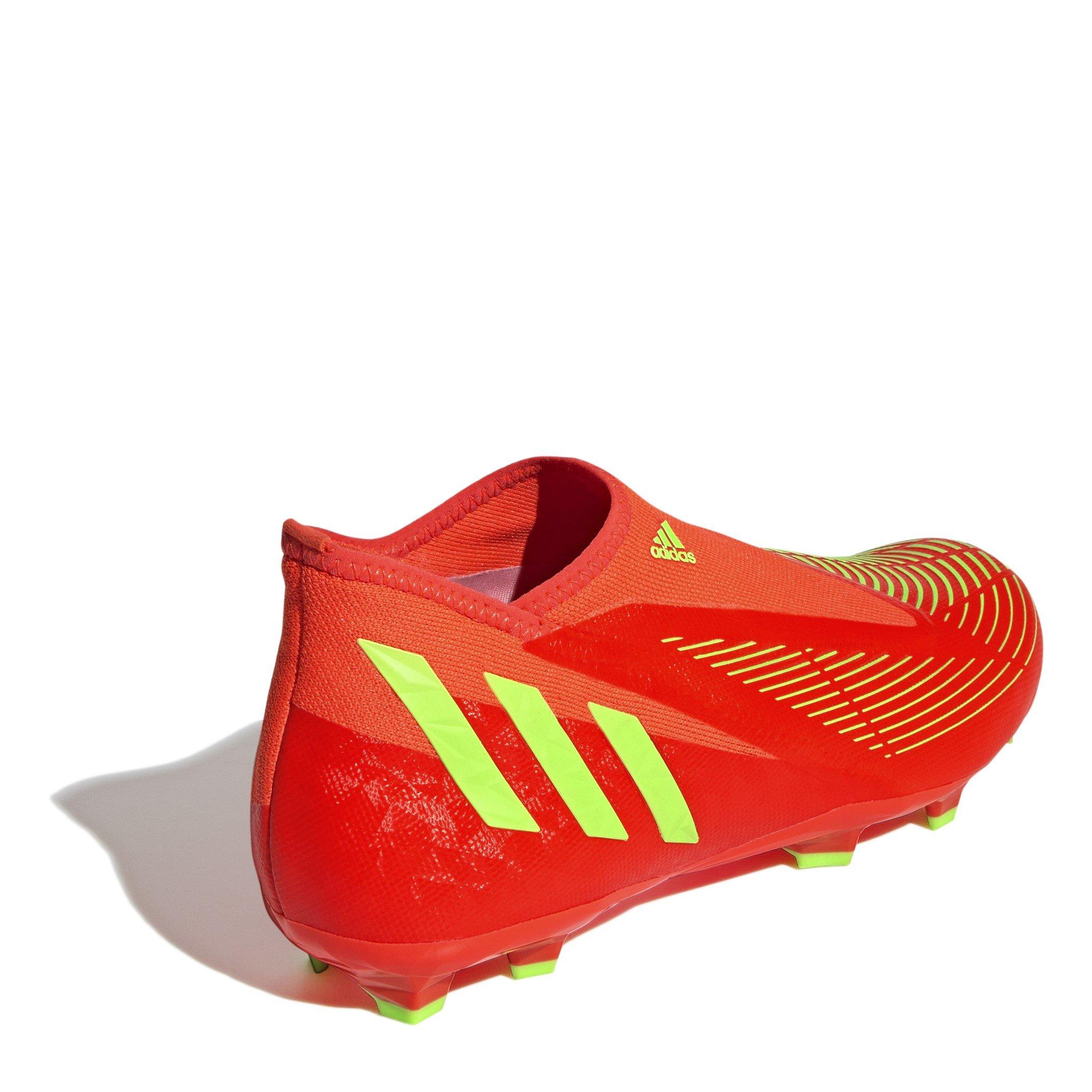 Rood/Groen/Zwart - adidas - Predator Edge.3 Laceless Firm Ground Football Boots - 4