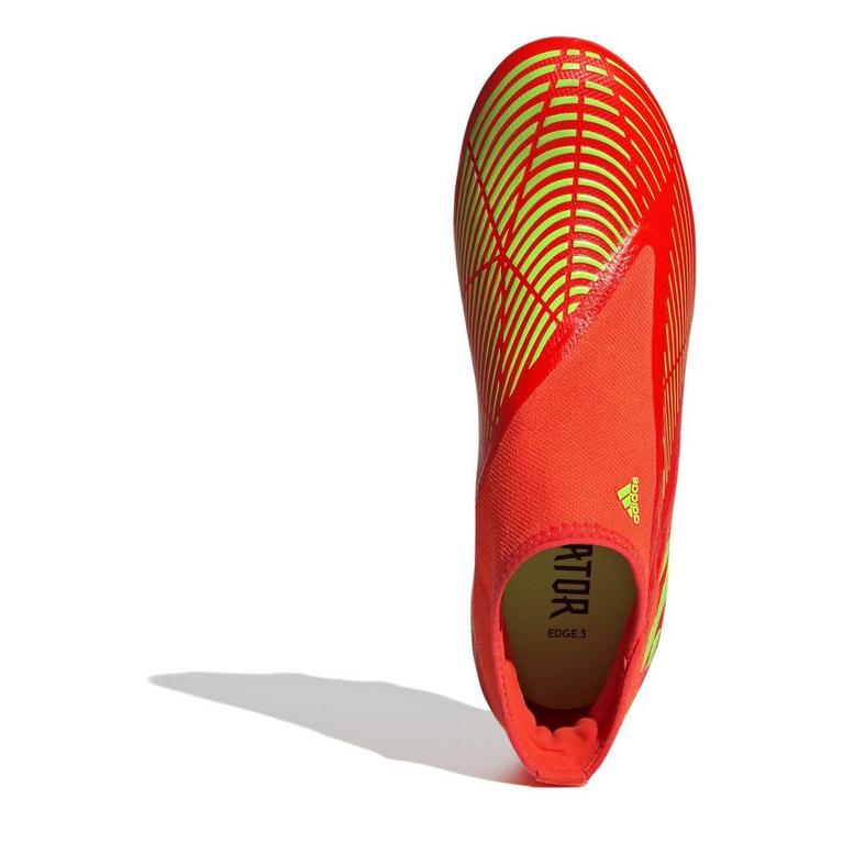 Rojo/Verde/Negro - adidas - Predator Edge.3 Laceless Firm Ground Football Boots - 5