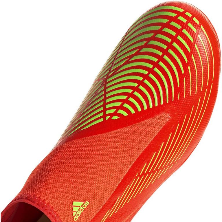 Rojo/Verde/Negro - adidas - Predator Edge.3 Laceless Firm Ground Football Boots - 7