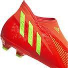 Rojo/Verde/Negro - adidas - Predator Edge.3 Laceless Firm Ground Football Boots - 8