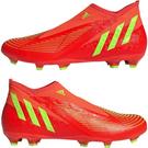 Rojo/Verde/Negro - adidas - Predator Edge.3 Laceless Firm Ground Football Boots - 10