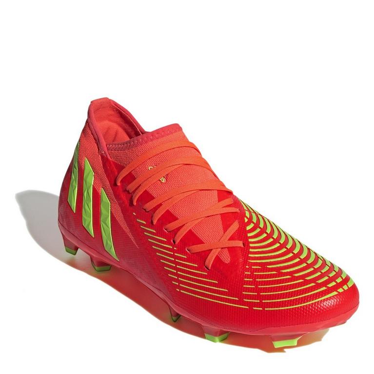 Rojo/Verde/Negro - adidas - Predator Edge.3 Firm Ground Football Boots - 3