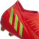 Rojo/Verde/Negro - adidas - Predator Edge.3 Firm Ground Football Boots - 8