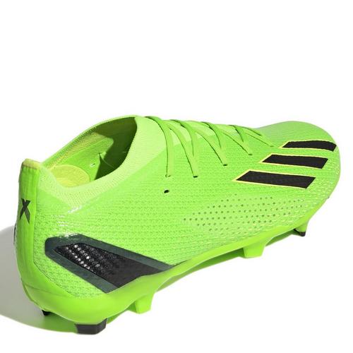 S.Green/Blk/Yel - adidas - X Speed Portal 2 Firm Ground Football Boots - 6