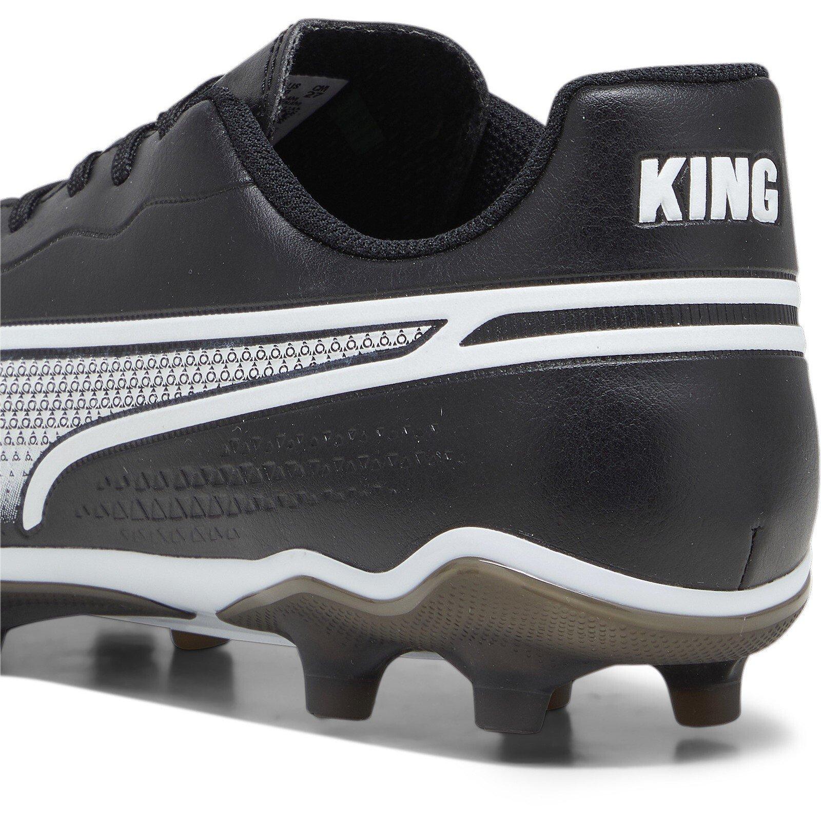 Zwart/Wit - Puma - Puma King Match Fg/Ag Firm Ground Football Boots Mens - 6
