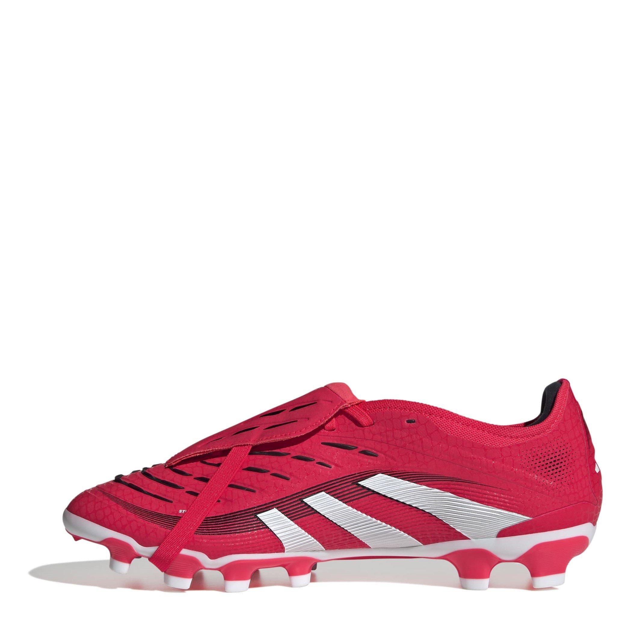 Vermelho/Branco/Preto - adidas - Predator Pro Fold-Over Multi Ground Football Boots - 2