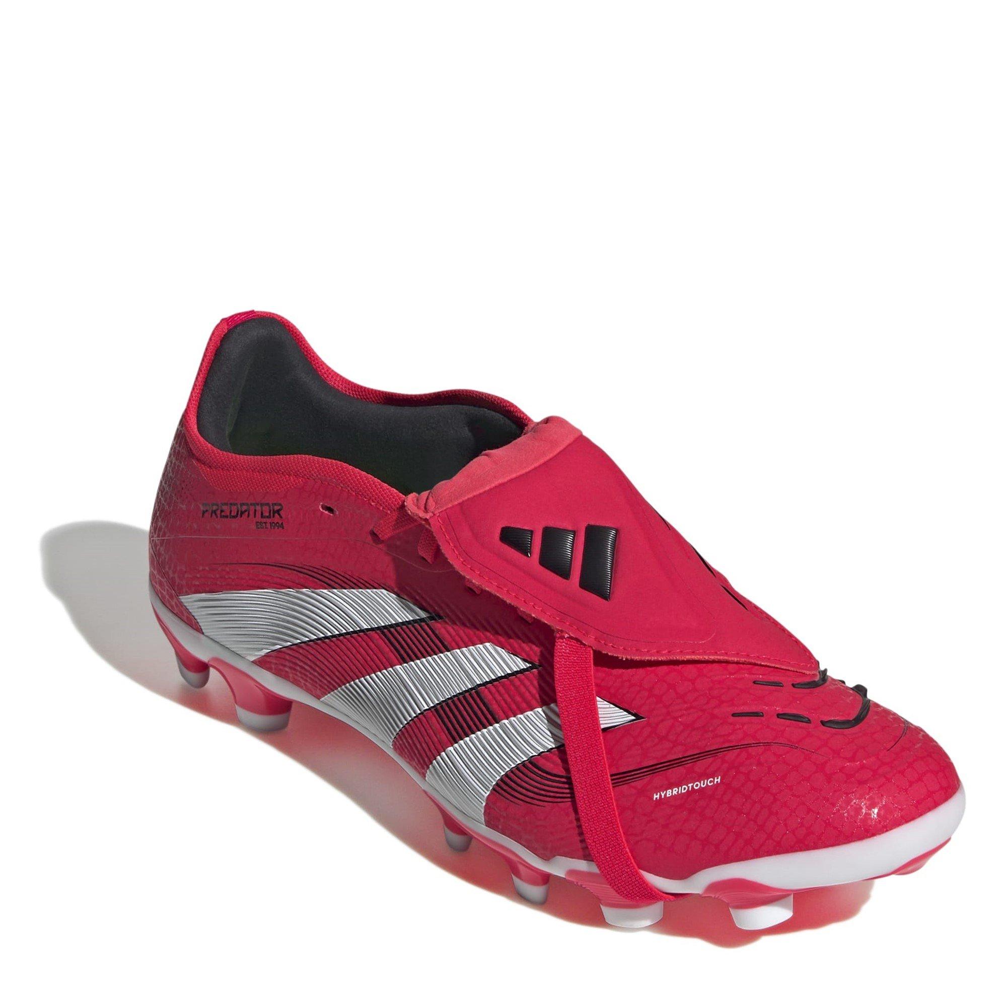Vermelho/Branco/Preto - adidas - Predator Pro Fold-Over Multi Ground Football Boots - 3