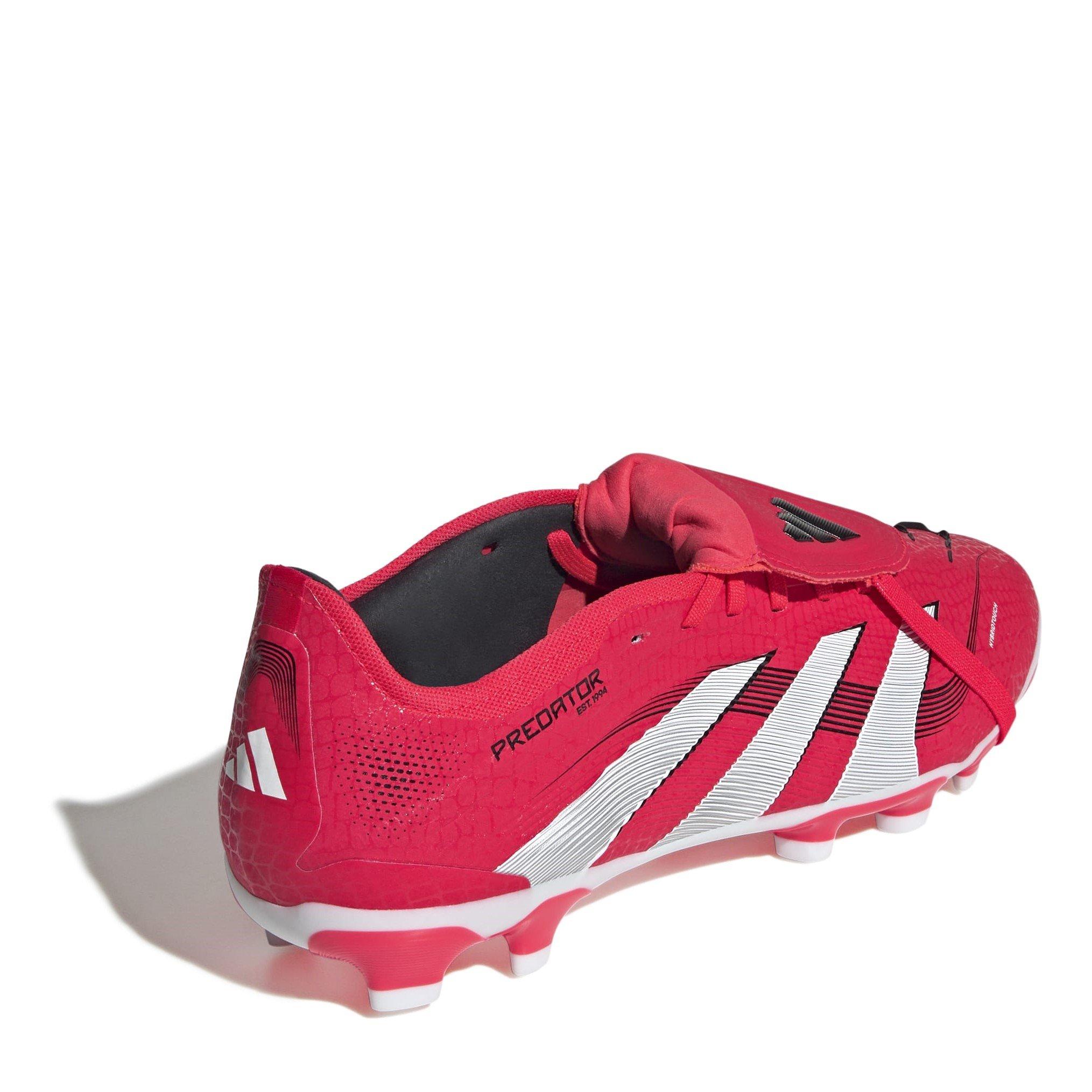 Vermelho/Branco/Preto - adidas - Predator Pro Fold-Over Multi Ground Football Boots - 4