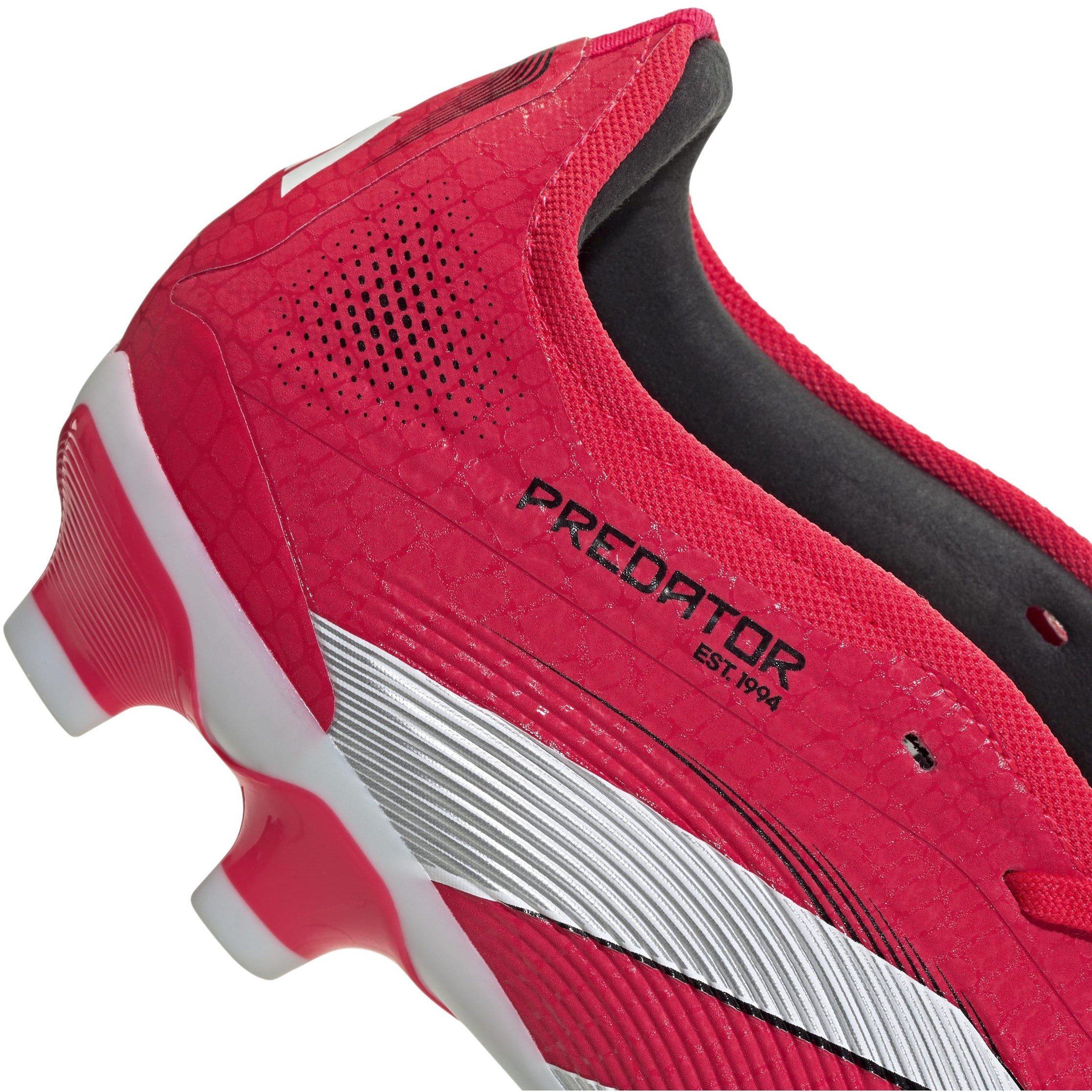 Vermelho/Branco/Preto - adidas - Predator Pro Fold-Over Multi Ground Football Boots - 7