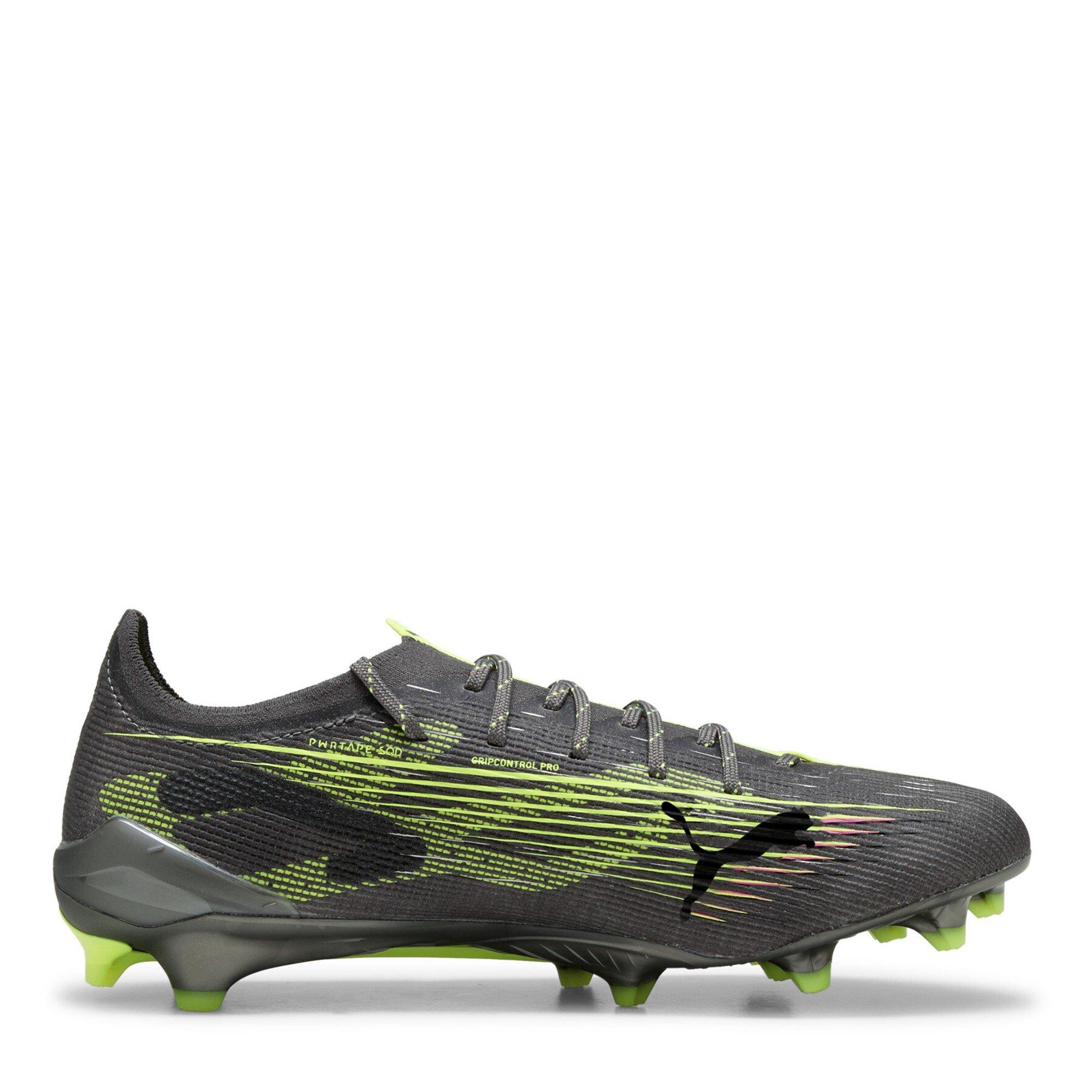 Silver/Yellow - Puma - Mens PUMA Ultra 5 Ultimate Firm Ground Football Boots - 4