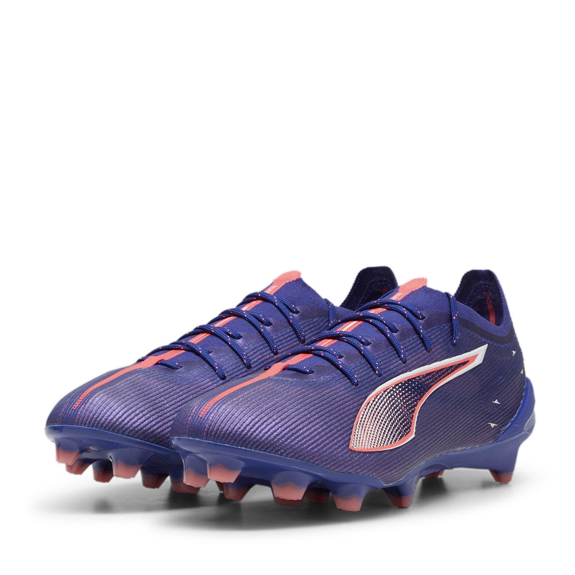 Puma Men's Purple/Wht/Org Ultra 5 Ultimate Firm Ground Football Boots - 9 (43)