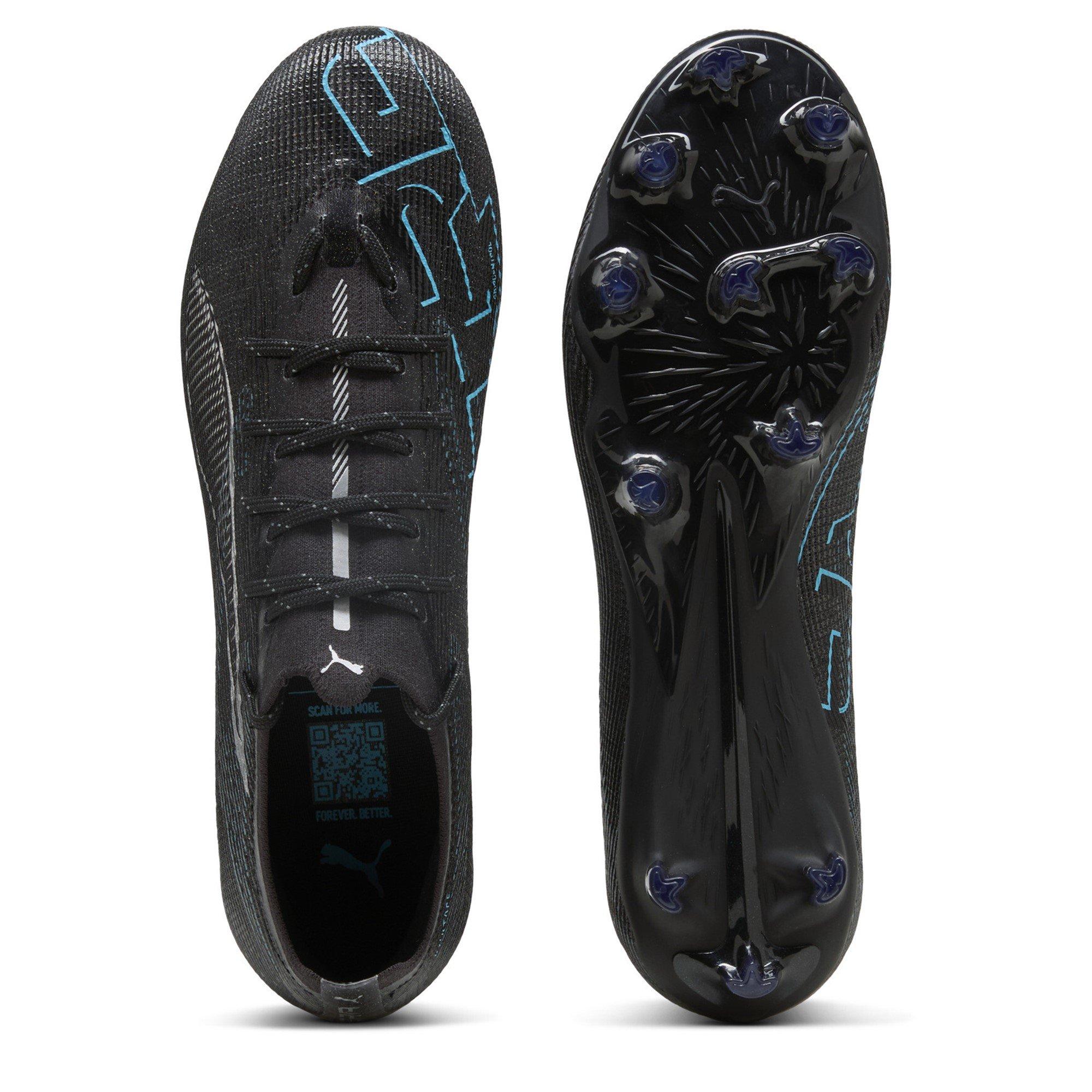 Blck/Silvr/Aqua - Puma - Ultra Pro Firm Ground Football Boots - 3