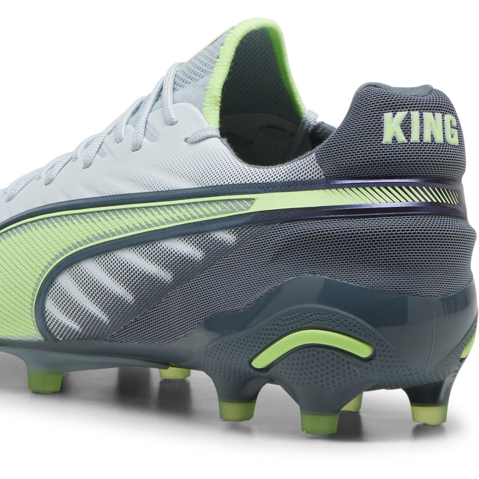 Grey/Yellow - Puma - PUMA King Ultimate Firm Ground Football Boots - 5