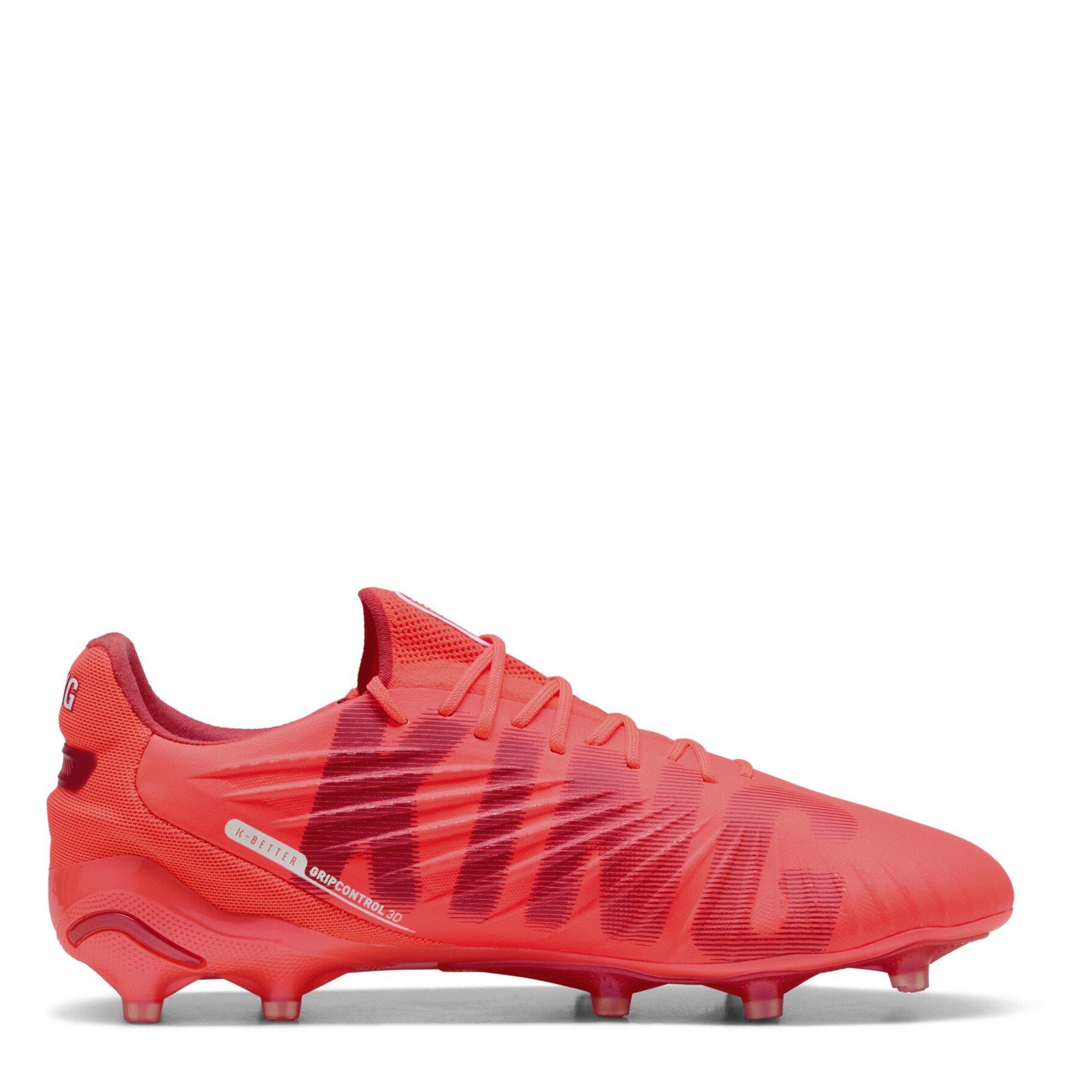 Red/White - Puma - Mens PUMA King Ultimate Firm Ground Football Boots - 4